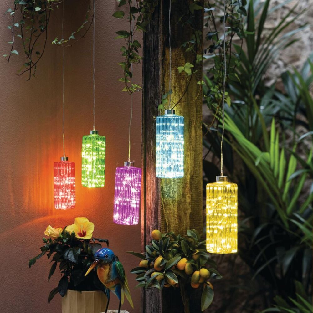 Home-trends24.de LED-Lichterkette Garten Terrasse Deko LED Lichterkette Beleuchtung Party 5 St
