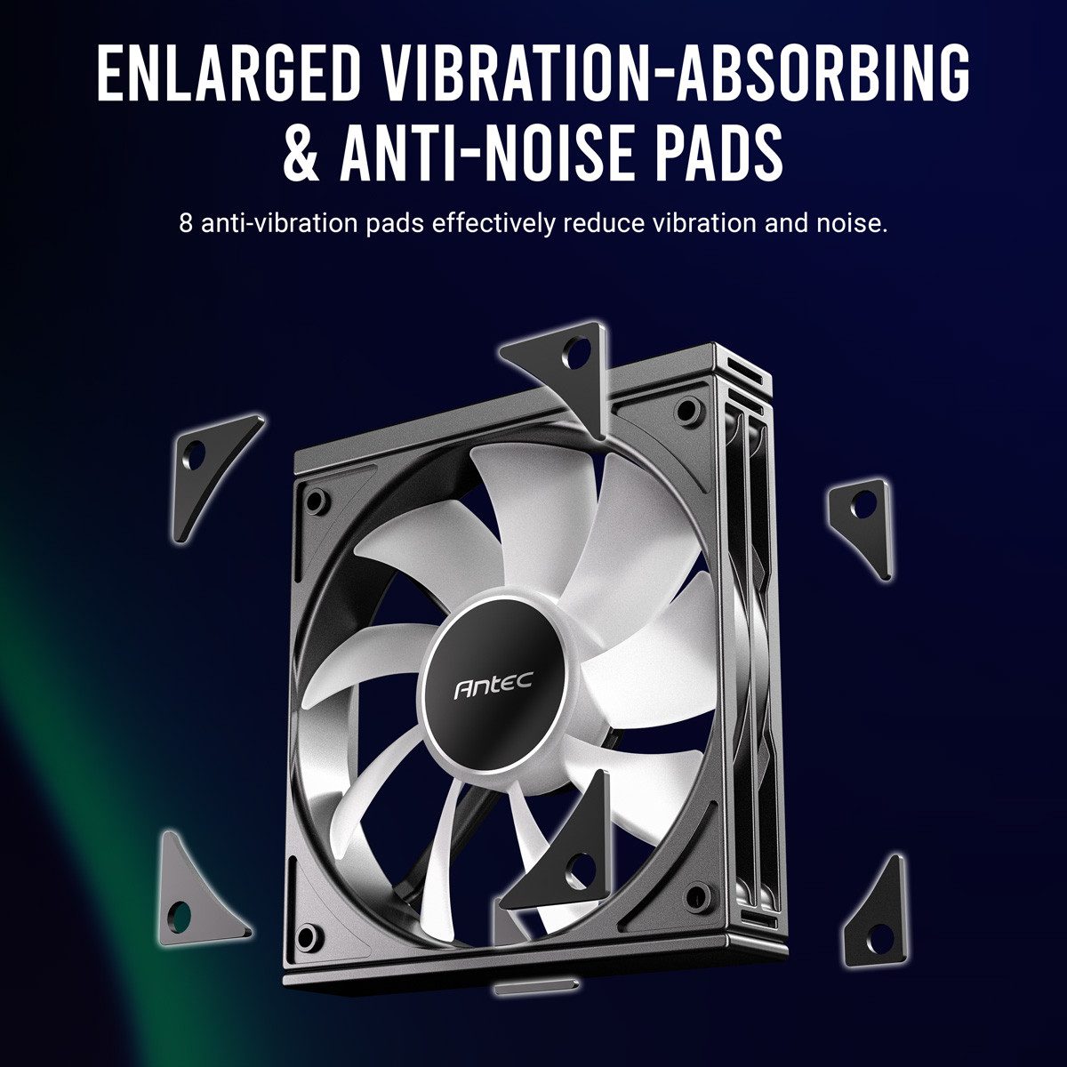 Antec Gehäuselüfter C120 ARGB Fan PC Gehäuselüfter 120mm 3er Pack