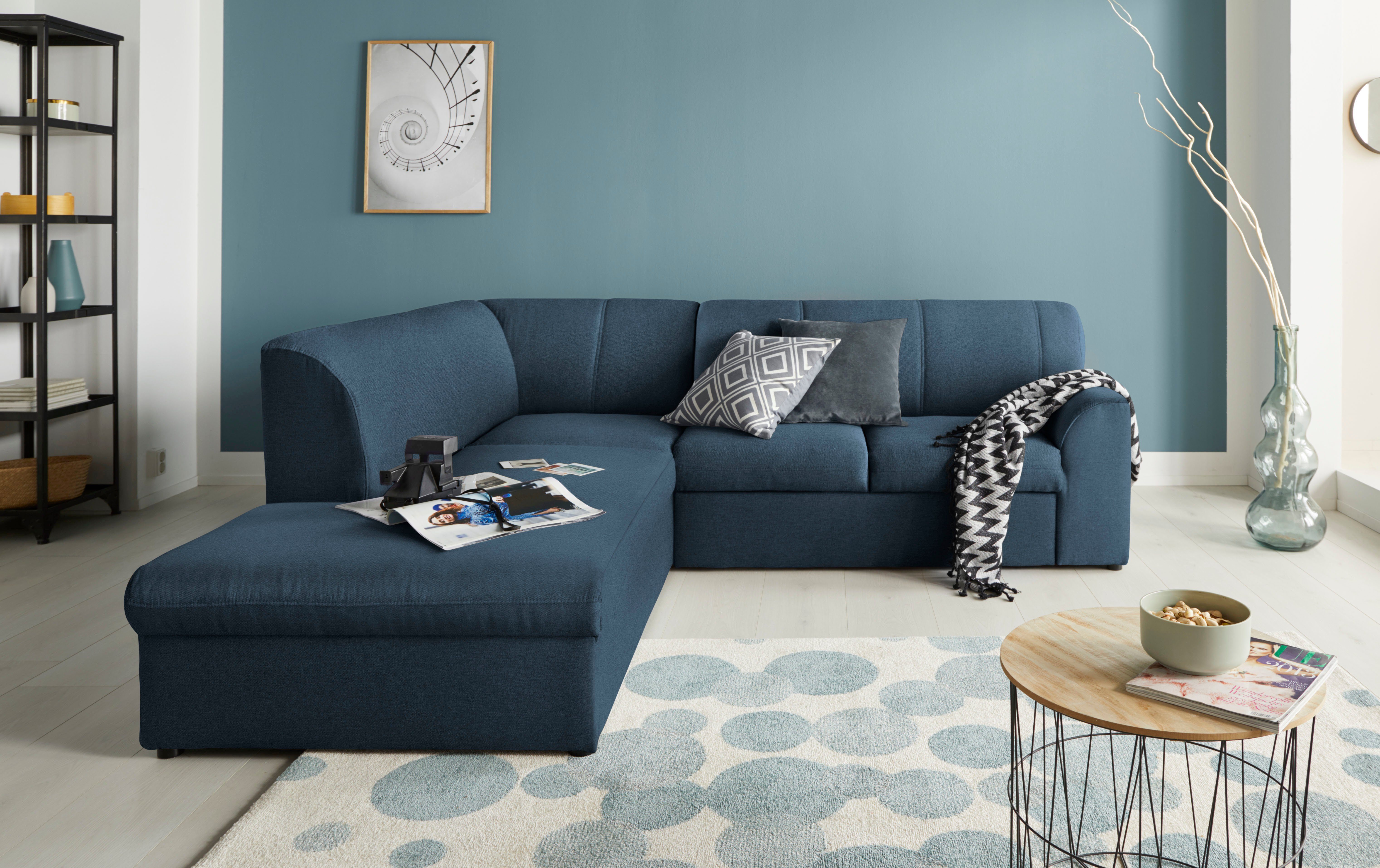 DOMO collection Ecksofa Topper zeitlos elegant, günstig online kaufen
