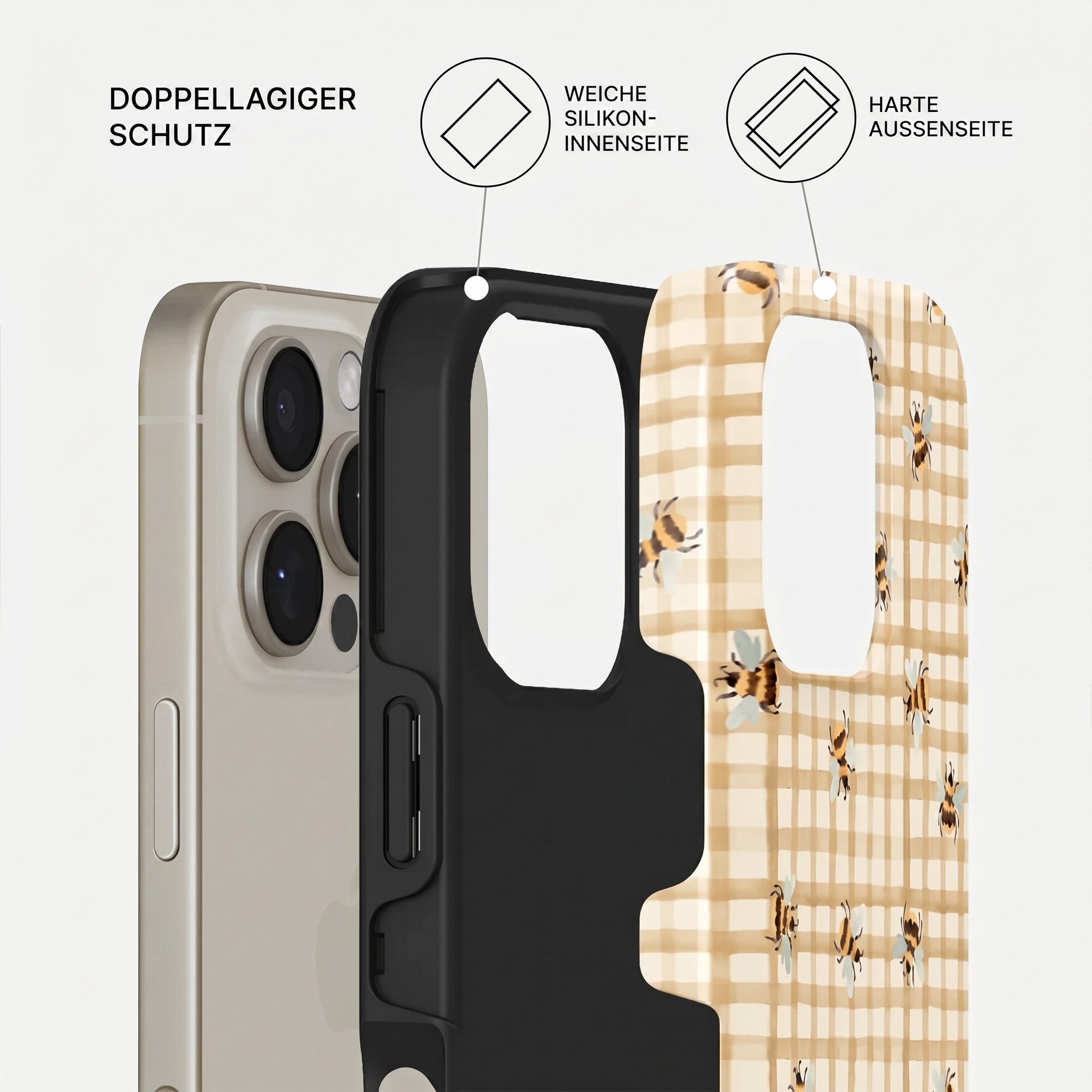 BURGA Backcover Burga Tough Back Cover MagSafe Apple iPhone 16 Pro - Honeycomb