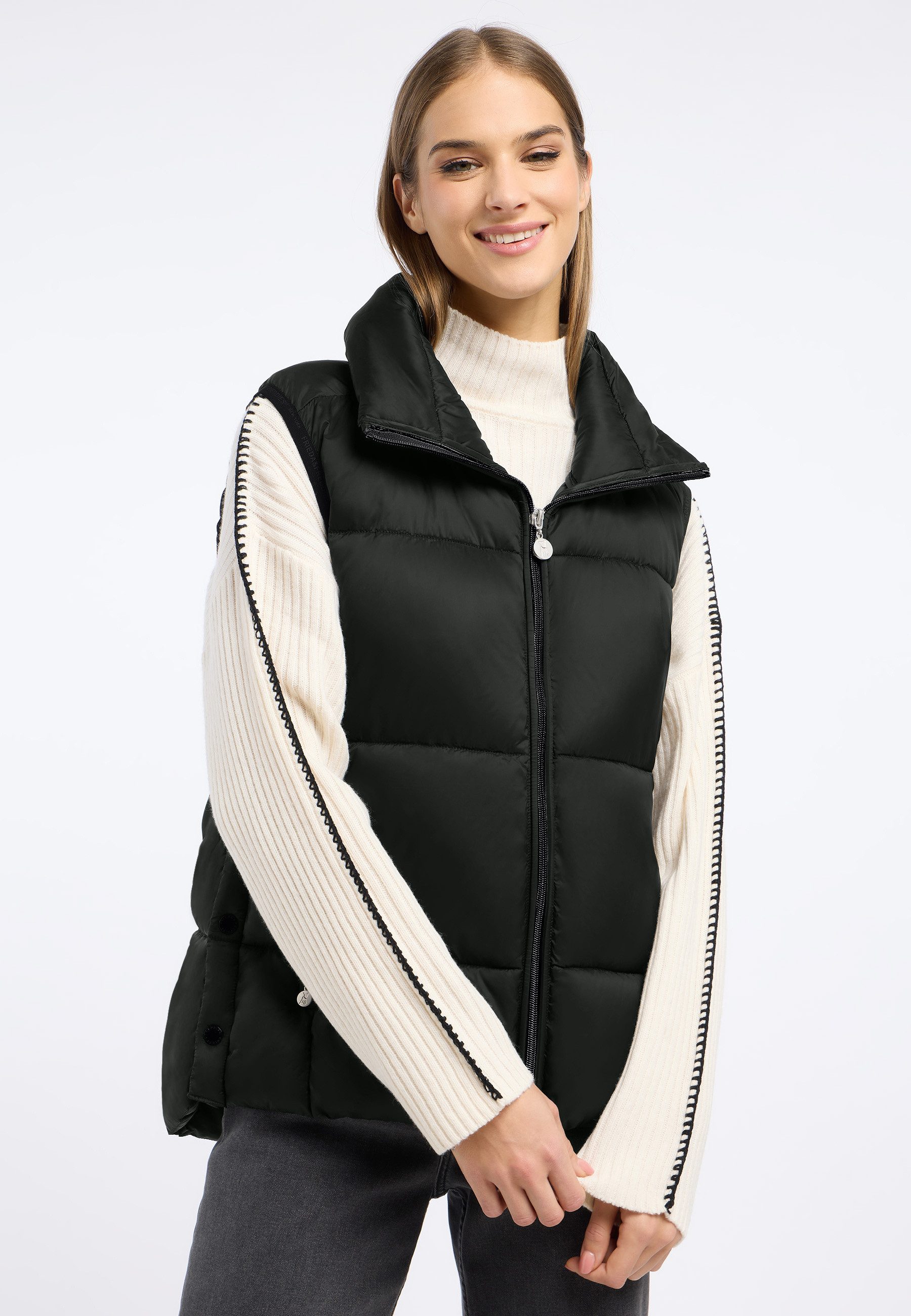 Frieda & Freddies Steppweste Fake Down Vest / New Cisme