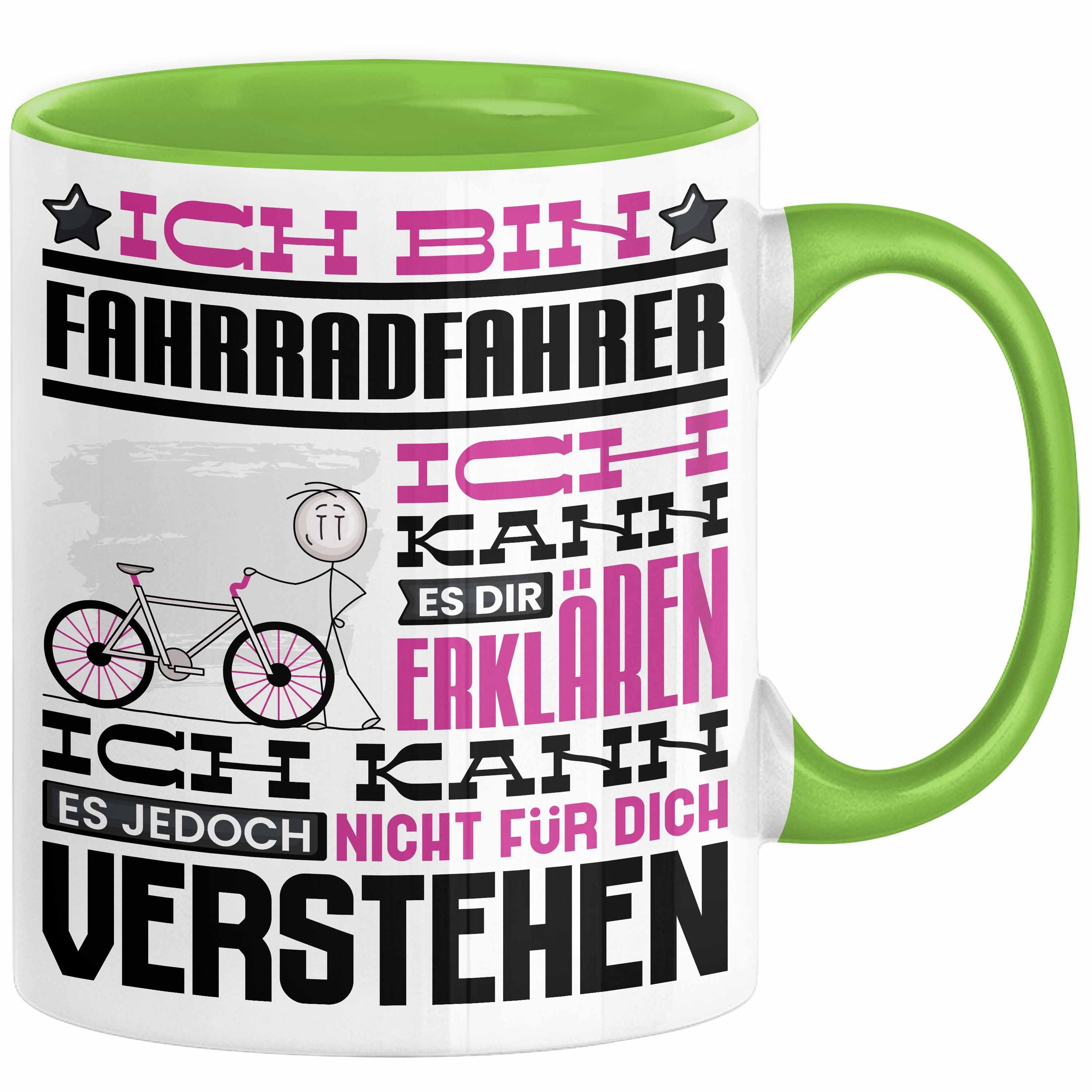 Trendation Tasse Fahrradfahrer Geschenk Tasse Lustige Geschenkdiee für einen Fahrradfah