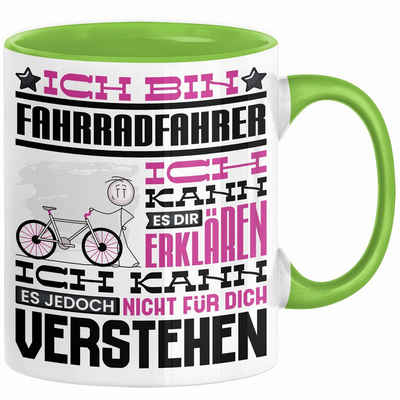 Trendation Tasse Fahrradfahrer Geschenk Tasse Lustige Geschenkdiee für einen Fahrradfah