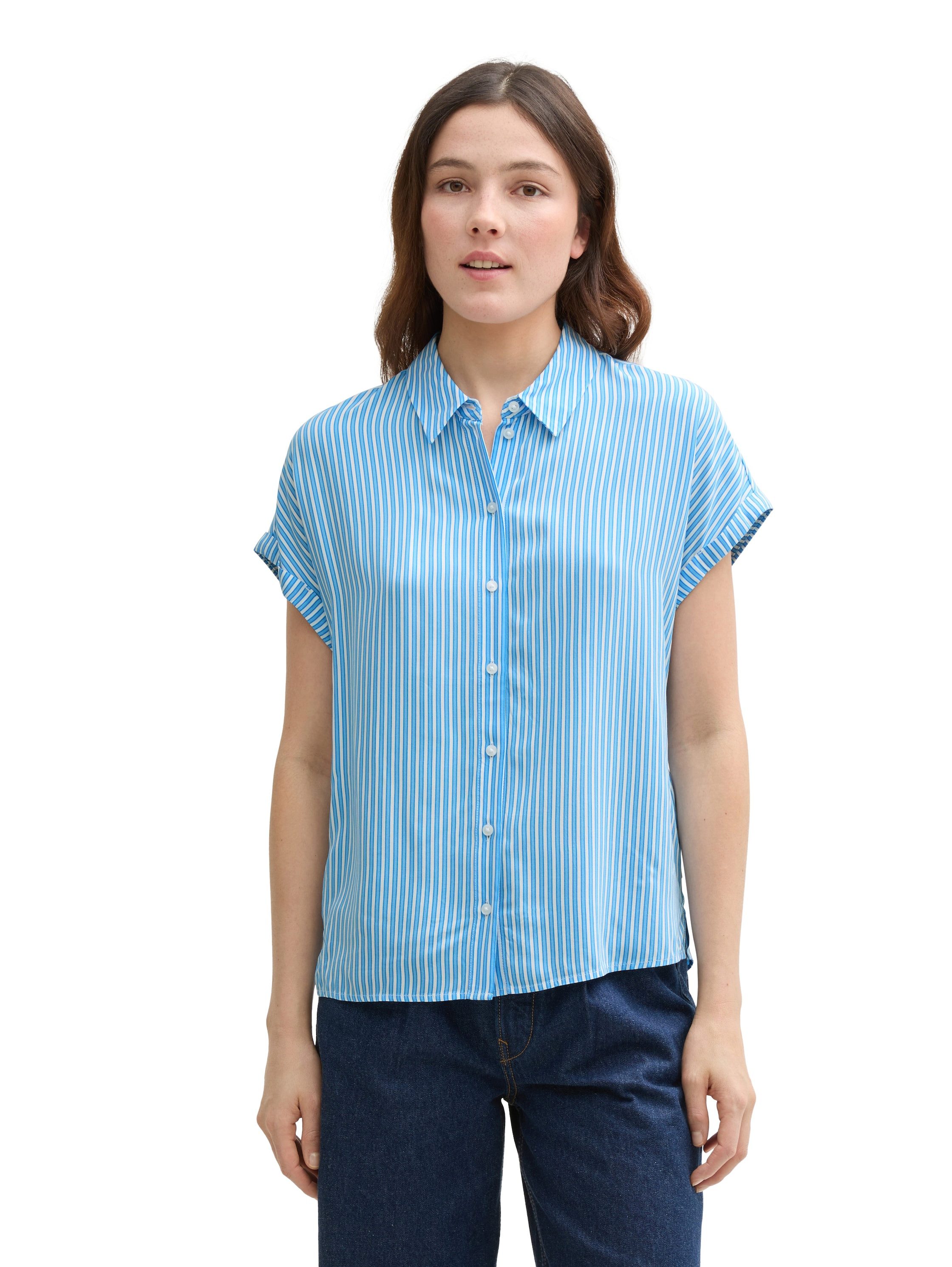 TOM TAILOR Denim Shirtbluse mit weiten günstig online kaufen