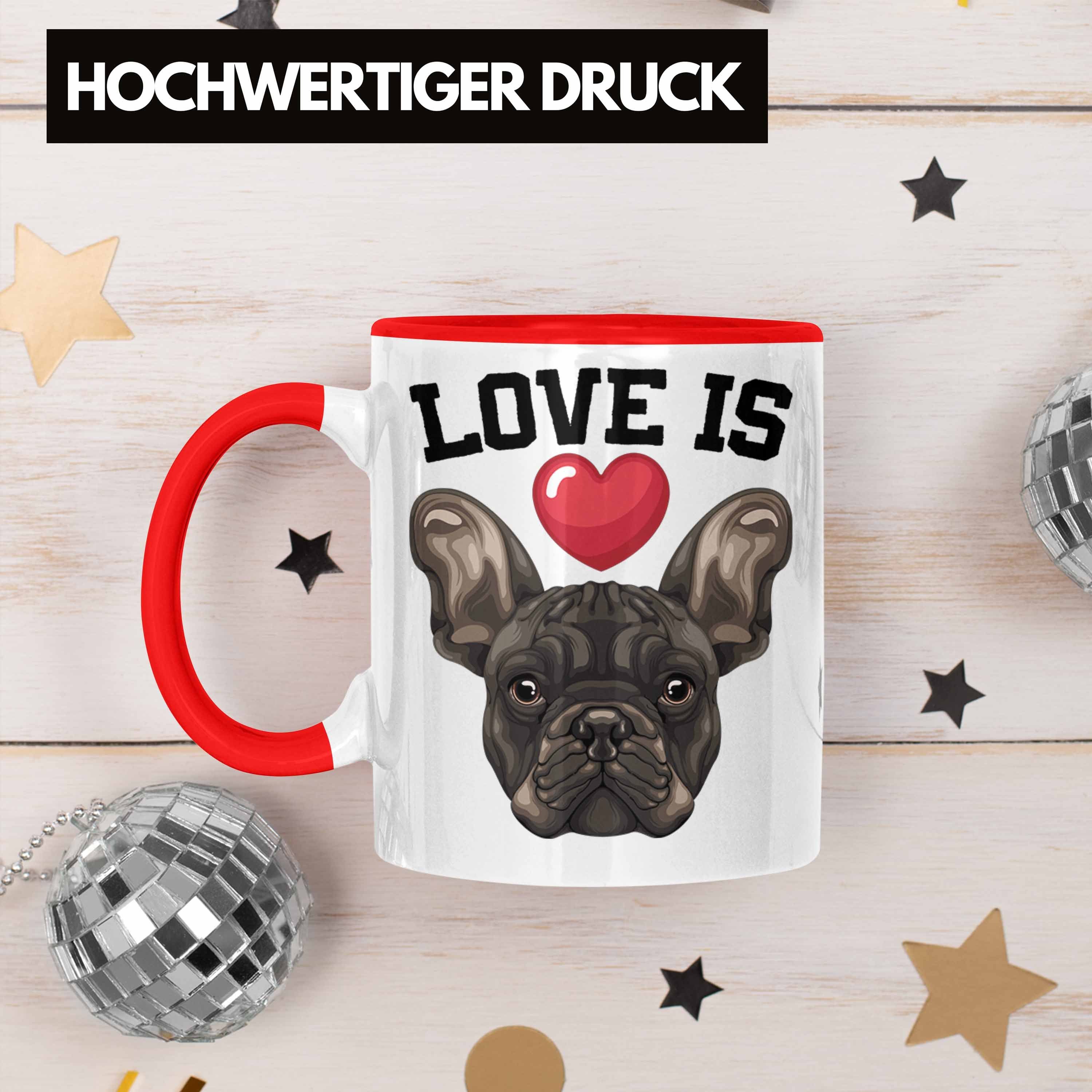 Frauchen Boxer Hunde Hundebesitzerin Boxer Rot Tasse Geschenk Ges Tasse Trendation Herrchen