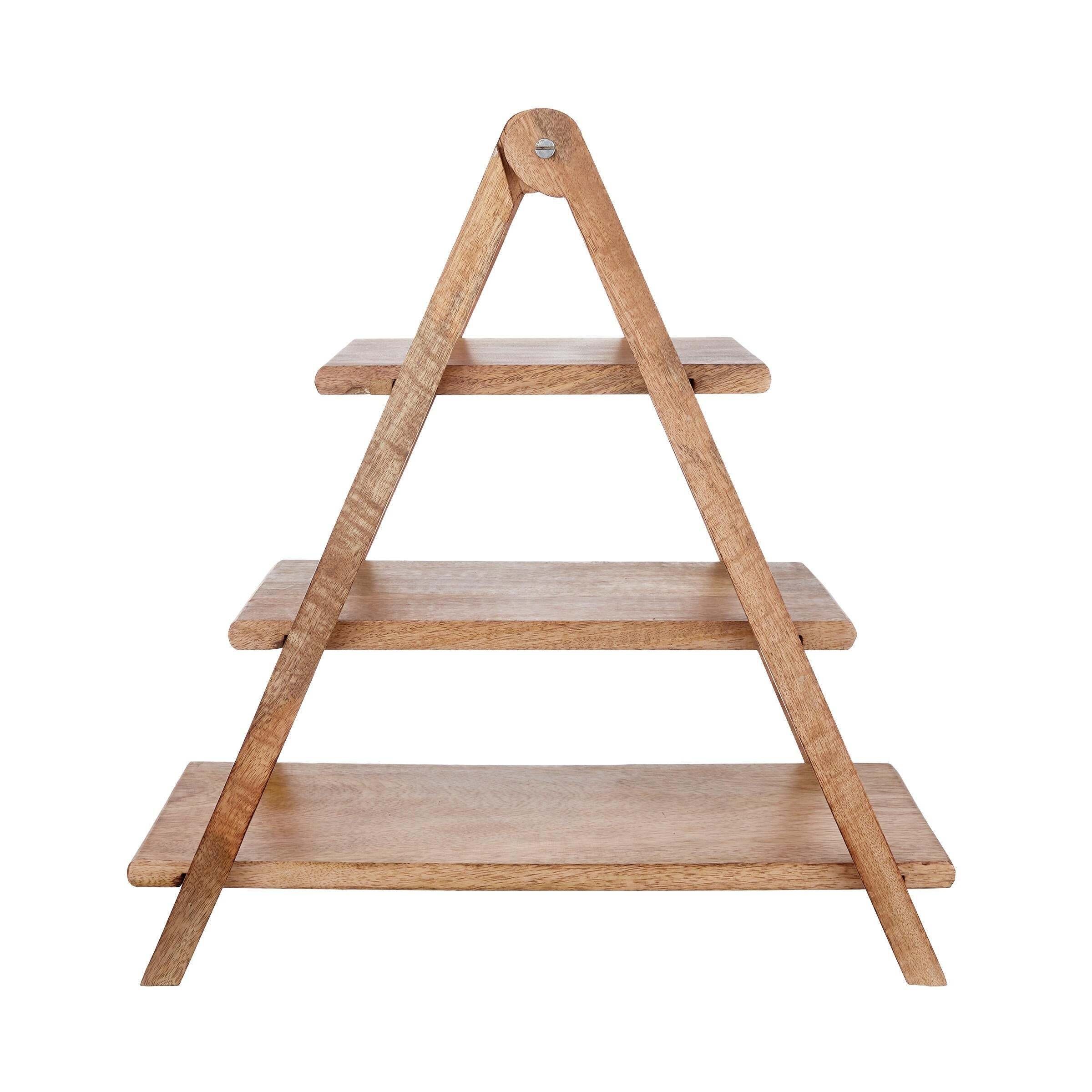 Mangoholz MANGO Etagere Höhe DAYS BUTLERS Etagere 48cm, 3-stufig