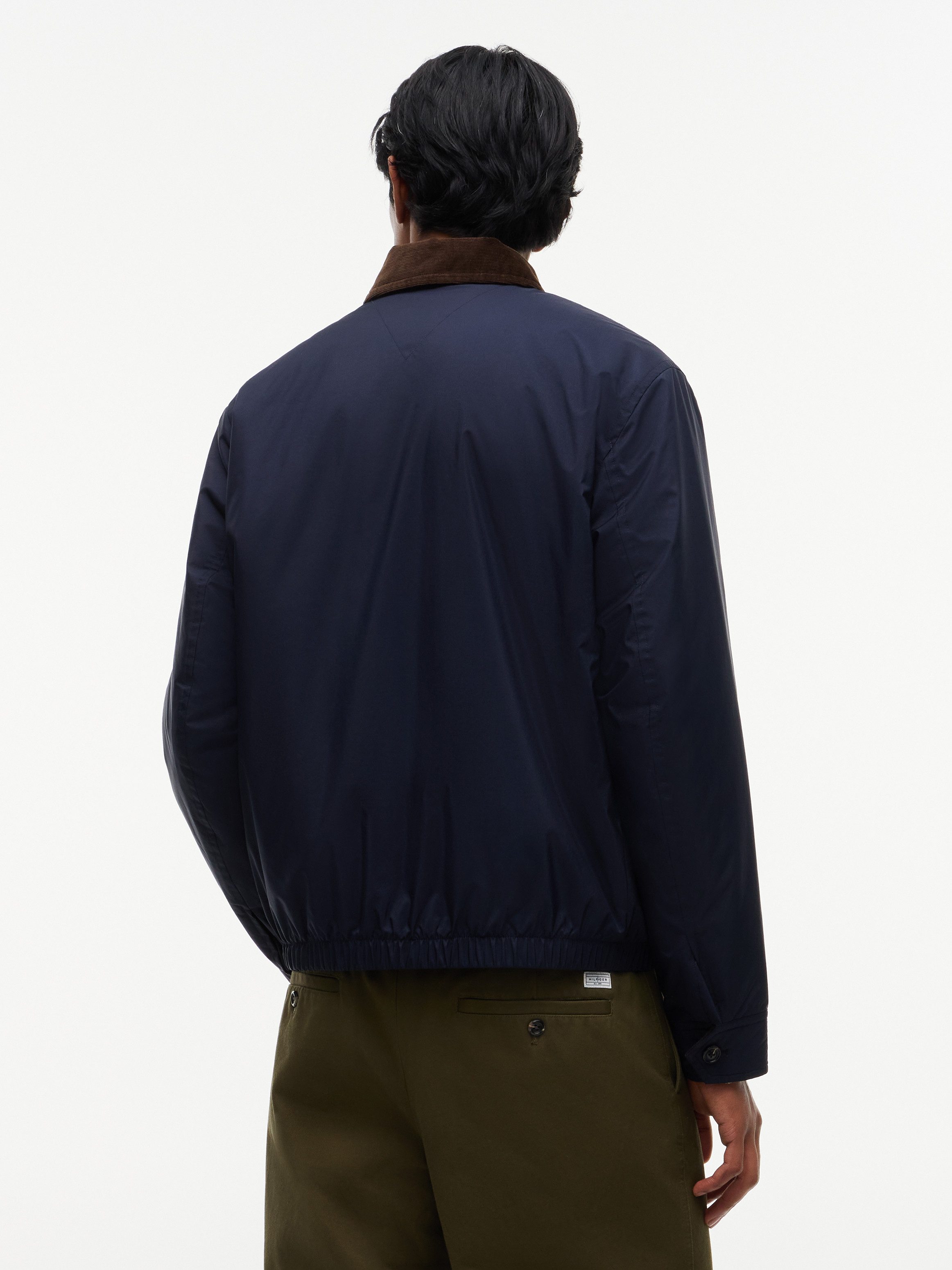 Tommy Hilfiger Blouson SURPLUS PADDED IVY mit elastischem Bund, kontrastfarbener Kragen