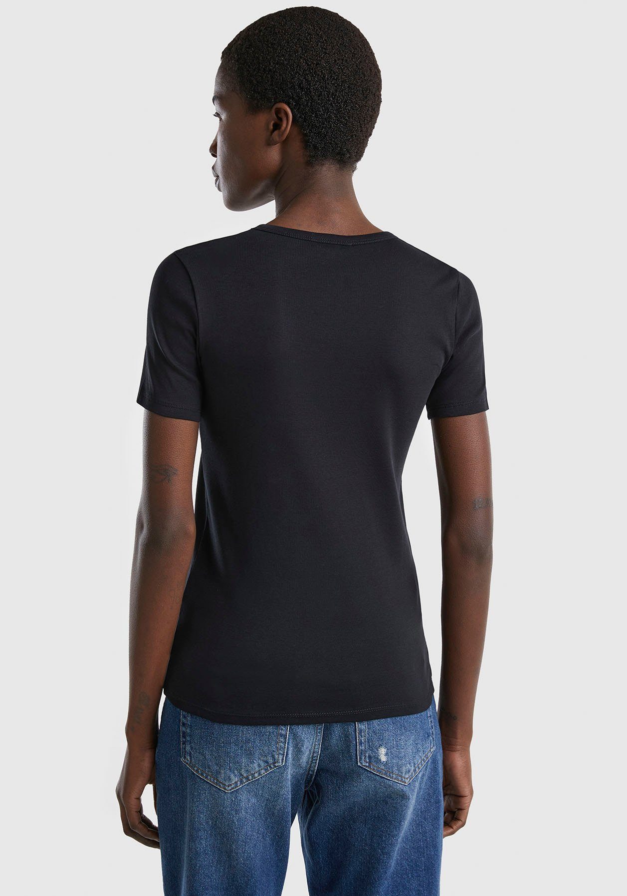 of Colors T-Shirt Benetton United schwarz