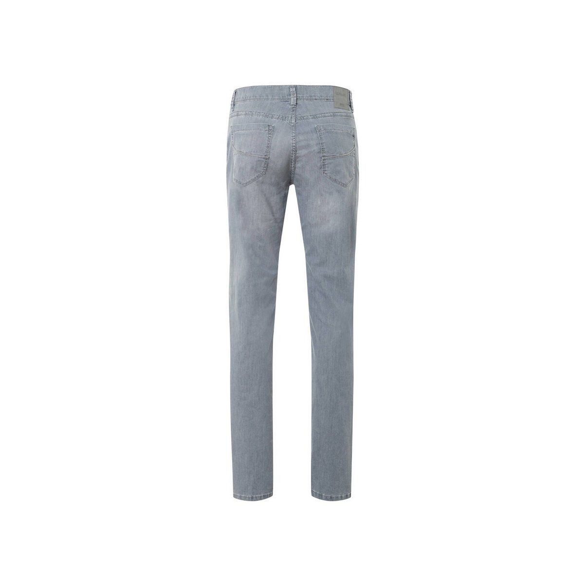 Leineweber Straight-Jeans hell-grau (1-tlg) regular