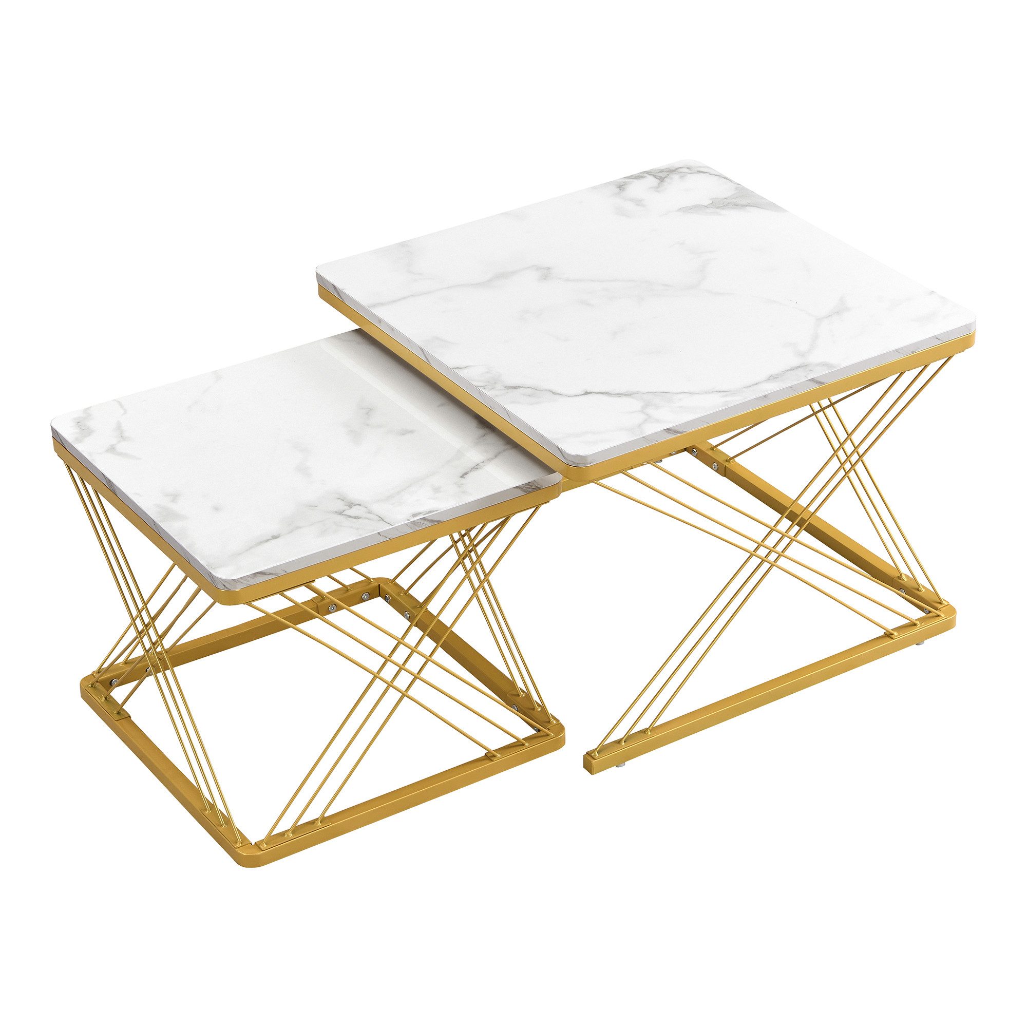 HAUSS SPOLE Couchtisch quadratisches 2-teiliges Set, günstig online kaufen