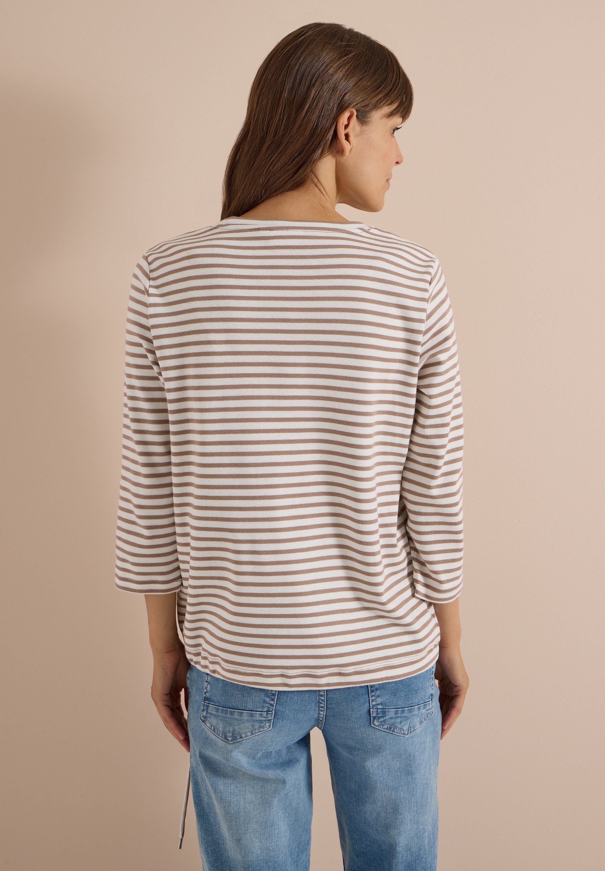 CECIL 3/4-Arm-Shirt aus reiner Baumwolle – Bild 2 von 5