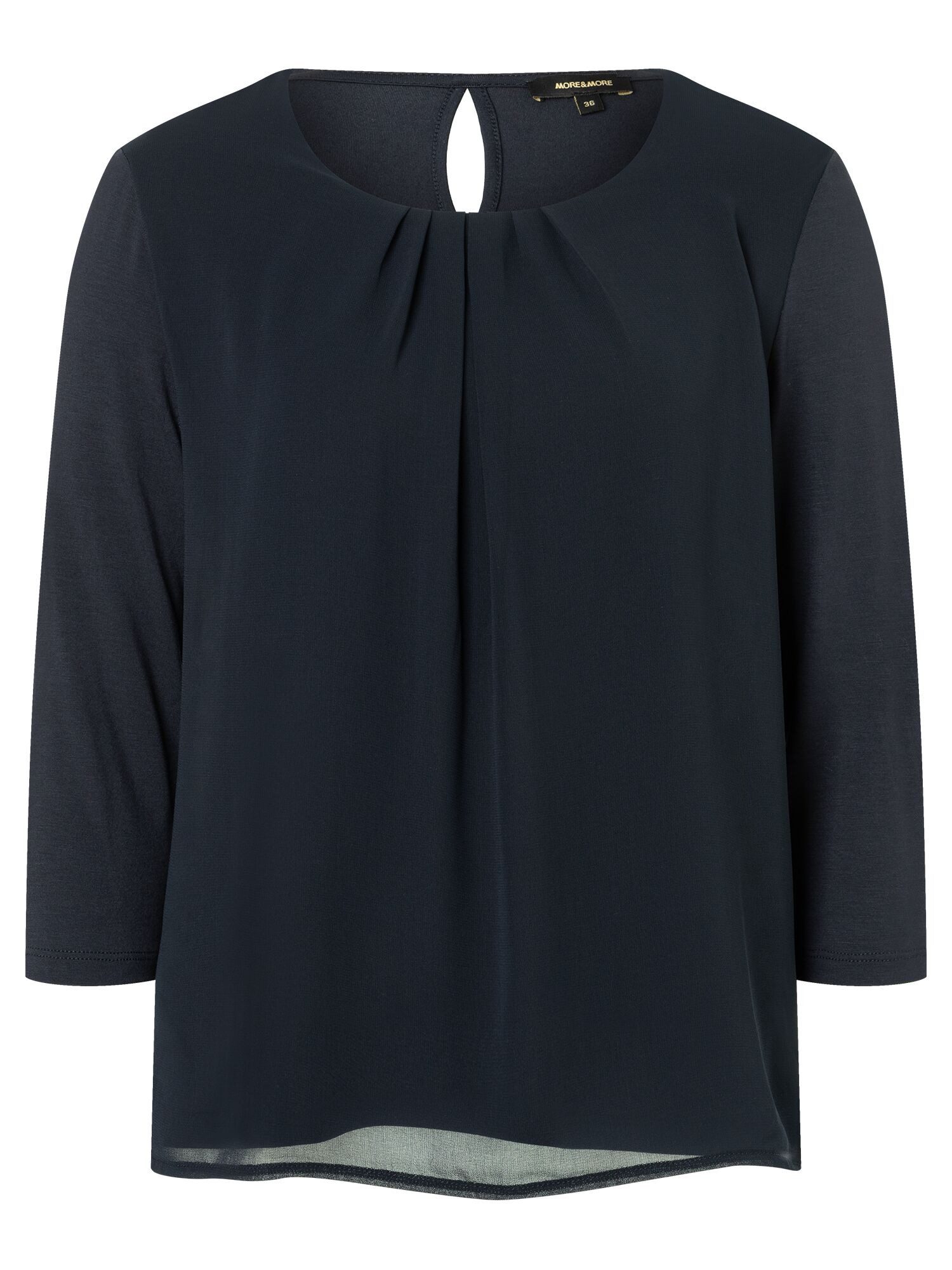 Blusenshirt, marine, Frühjahrs-Kollektion günstig online kaufen