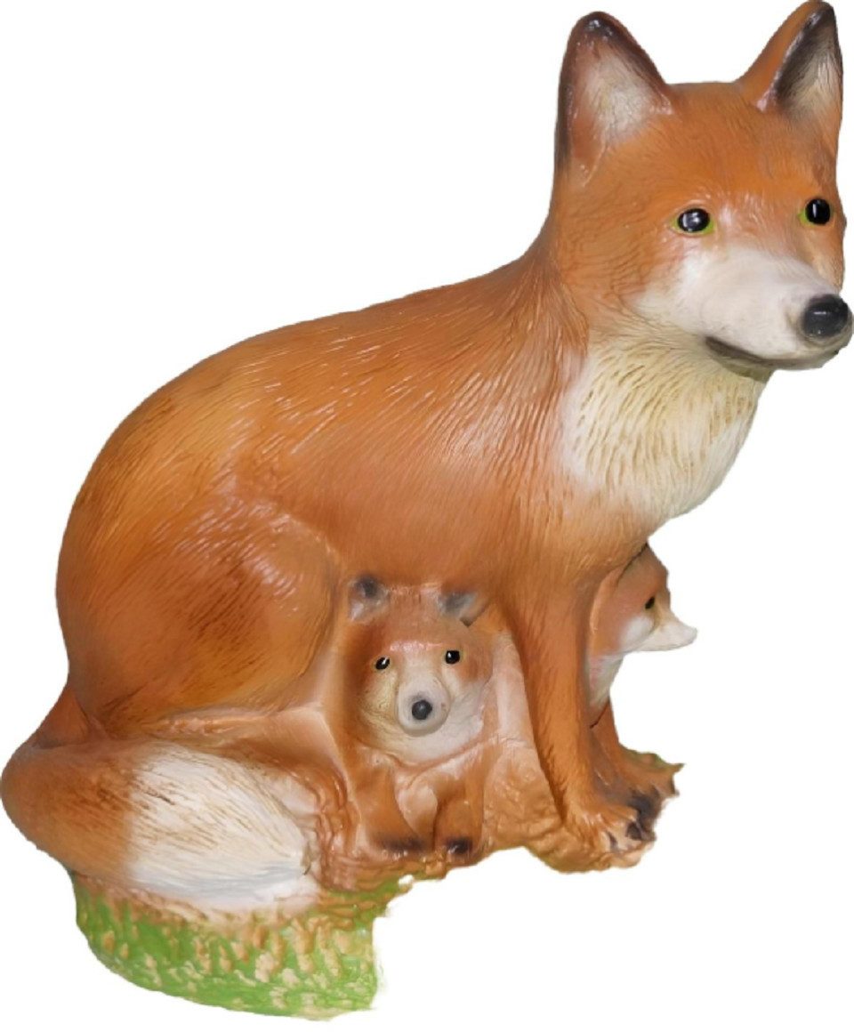 Xlmoebel Tierfigur Dekorative Fuchs Gartenstatue aus hochwertigem Material (Fuchs Material: Kunststoff 40 x 35 cm Höhe), Hergestellt in Europa