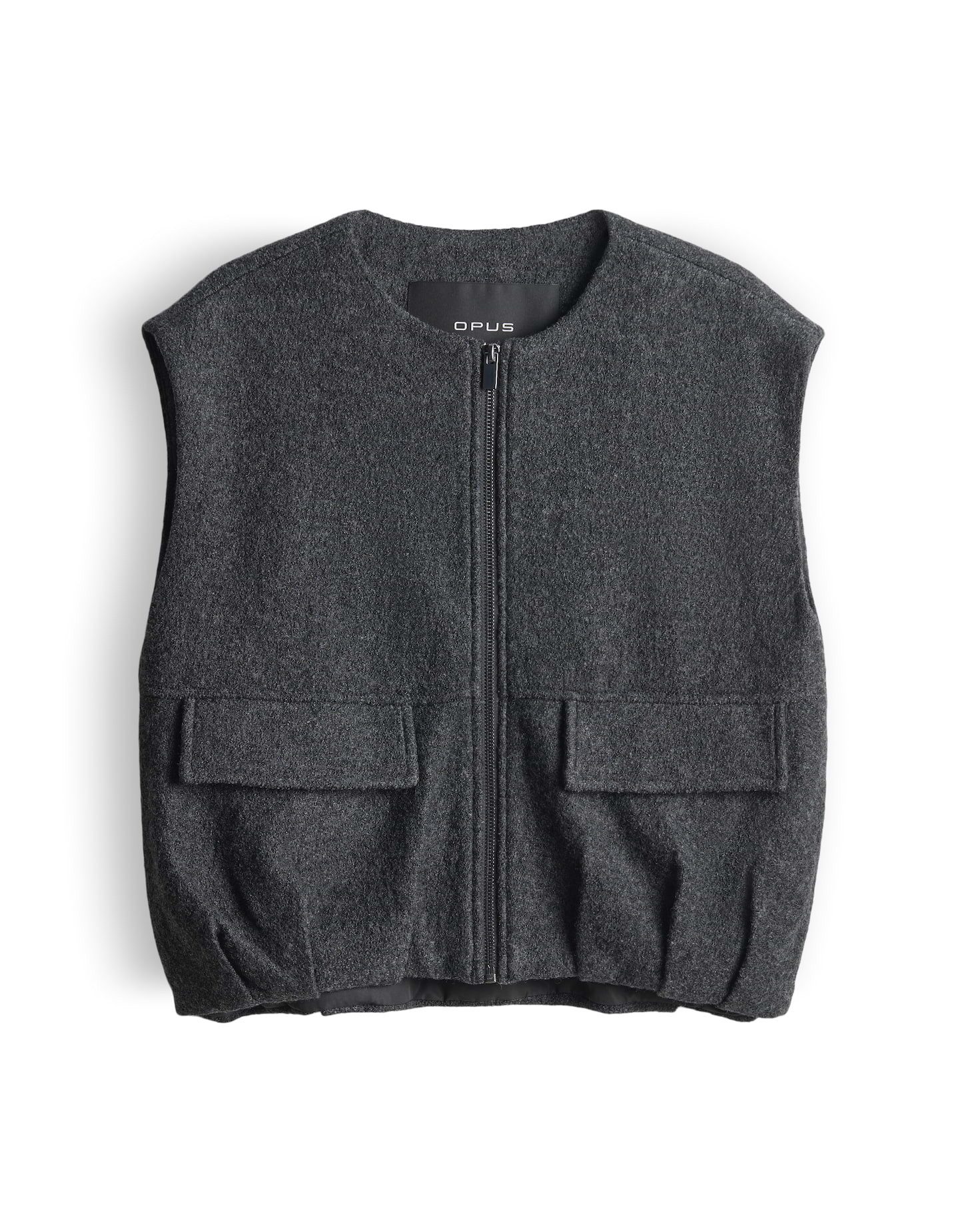Opus Womaya Regular Weste Im Wollmix Schwarzmeliert Ab 89,45 € | Preisvergleich Bei
