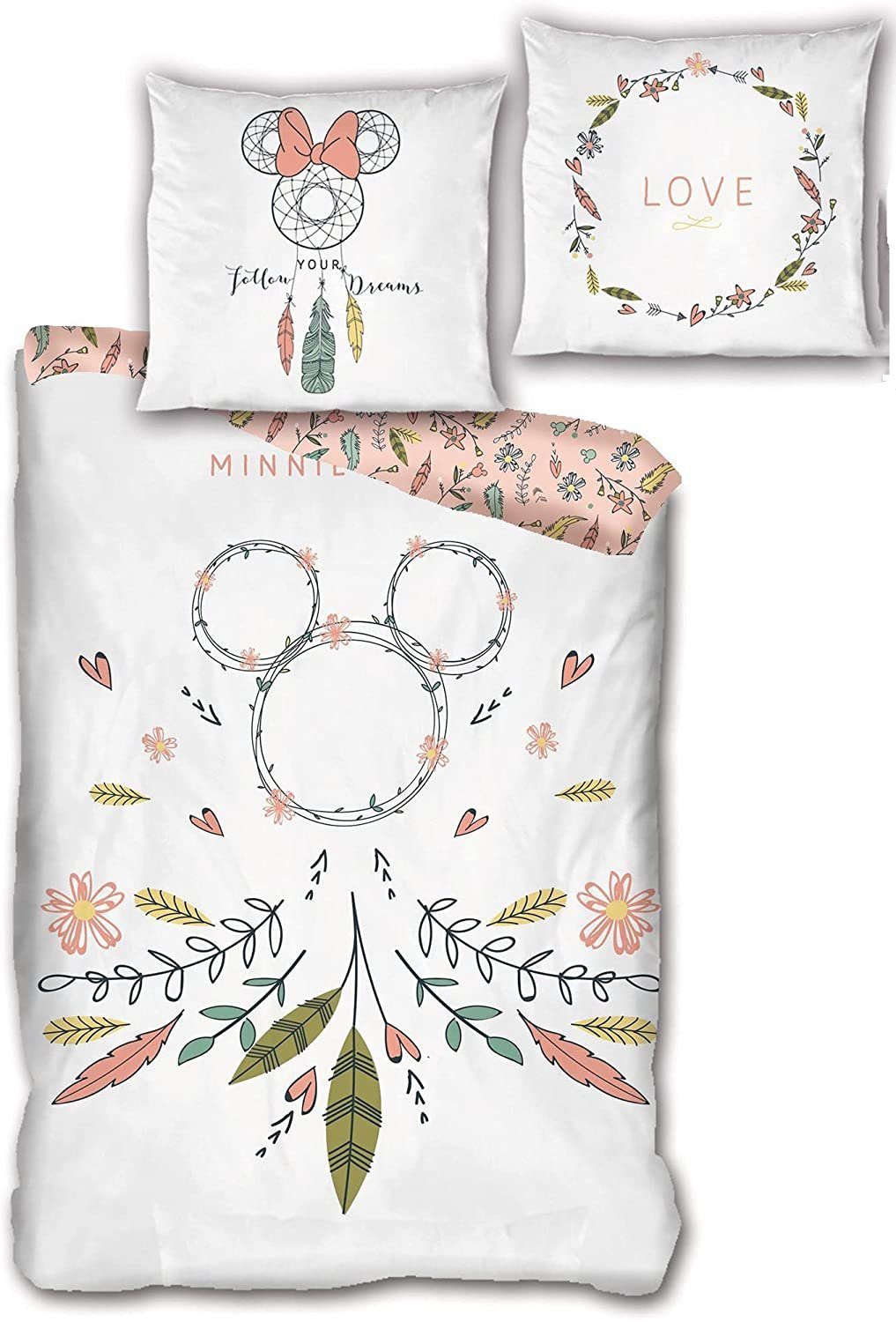AY!Max Kinderbettwäsche Disney Minnie Traumfänger Bettwäsche günstig online kaufen