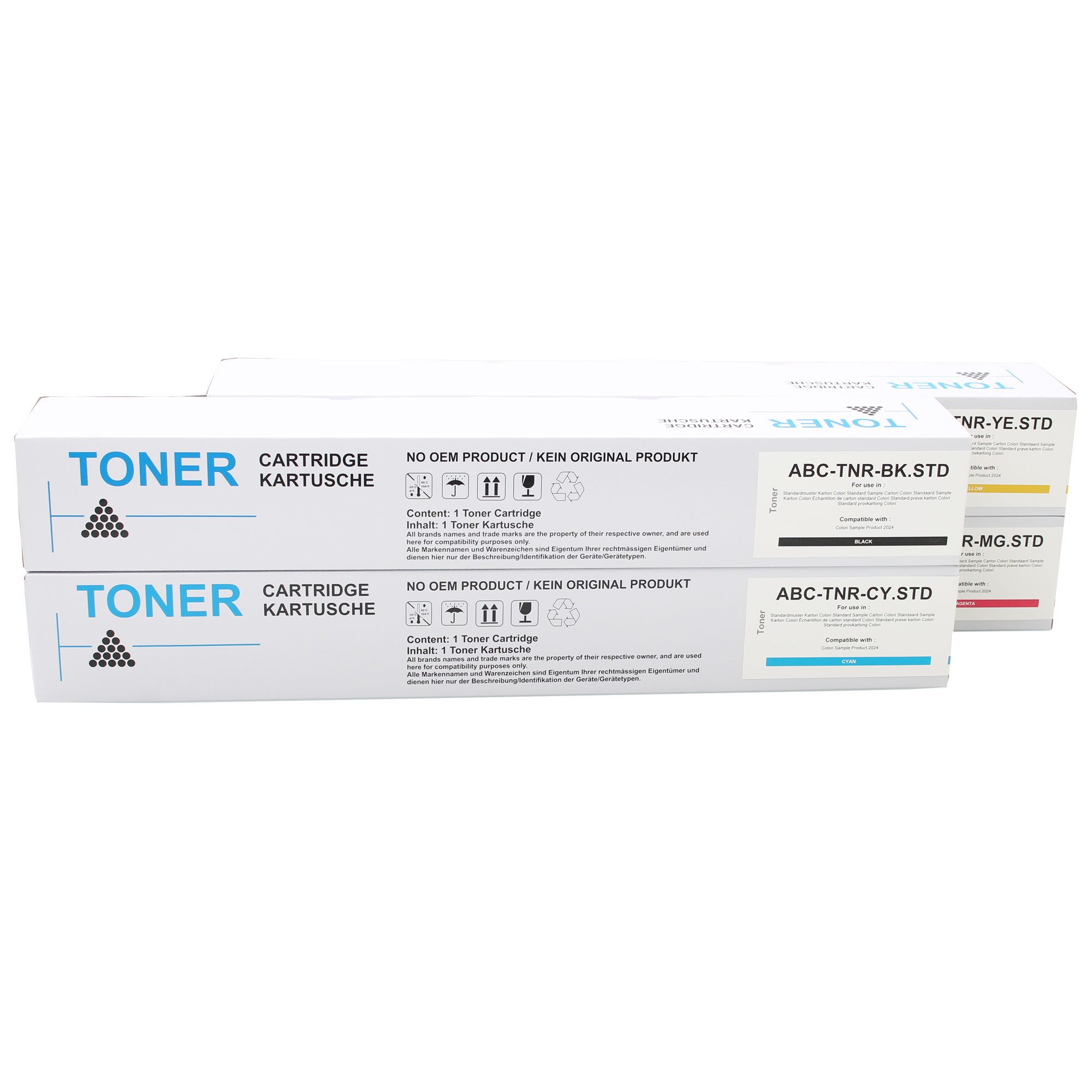 ABC Tonerkartusche, (Kompatibles Set 4x Toner für Canon Imagerunner Advance C3320 C3320i, Imagerunner Advance C3320 C3320i C3325i C3330i C3520i C3525i C3530i,DX), 0 C3320i C3325i C3330i C3520i C3525i C3530i,DX C3720i DX C3725i C3730i