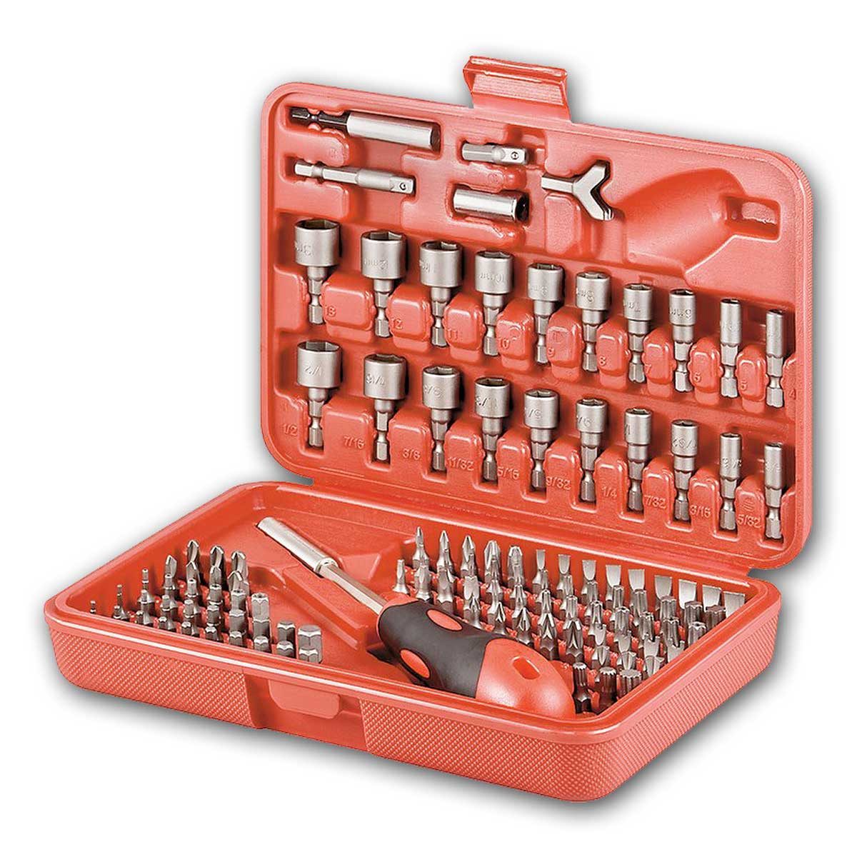 fixPOINT Bit-Set Bitsatz 113-teilig in Kunststoffbox, universell