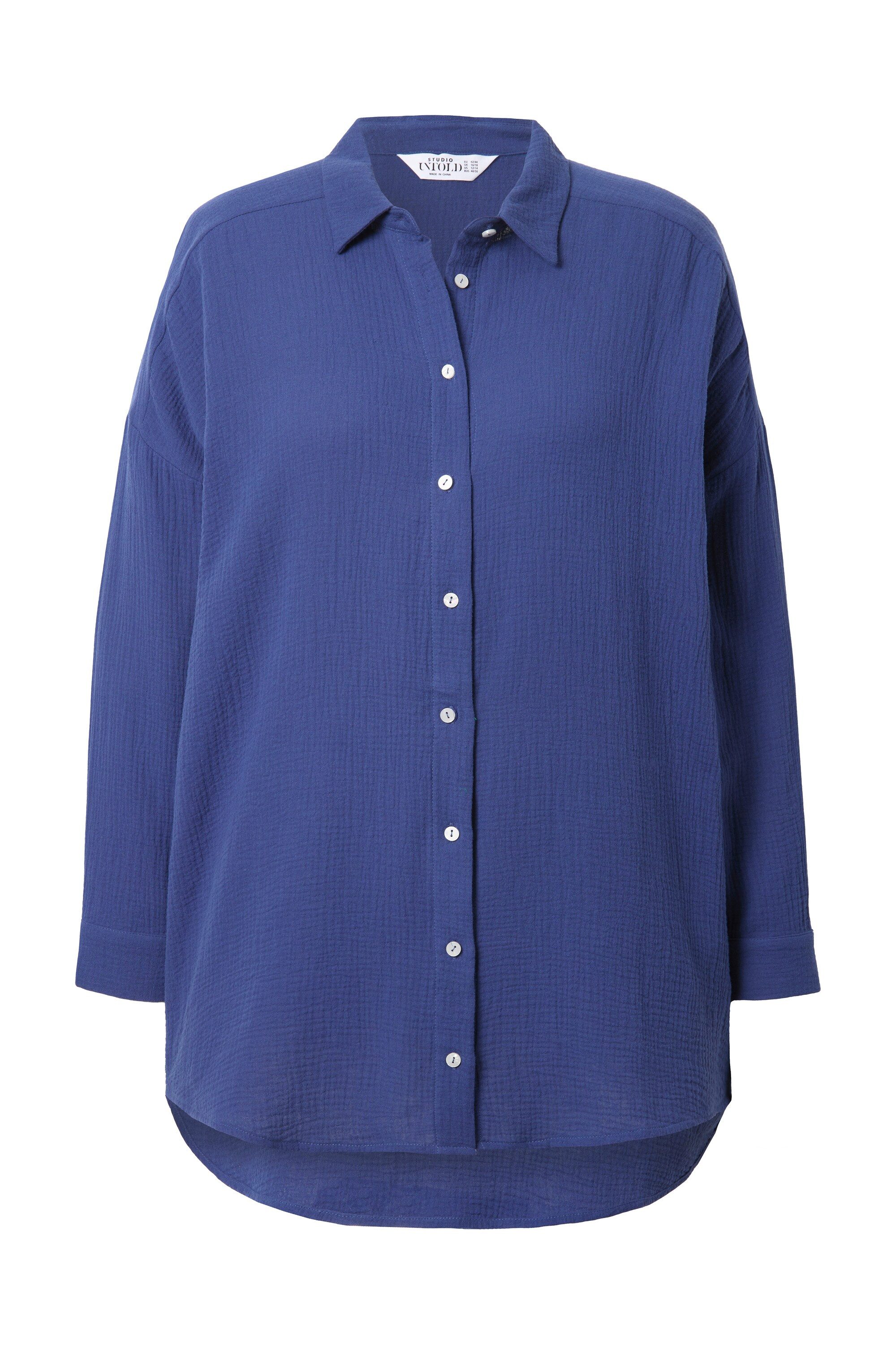 Studio Untold Hemdbluse Musselin Bluse oversized günstig online kaufen