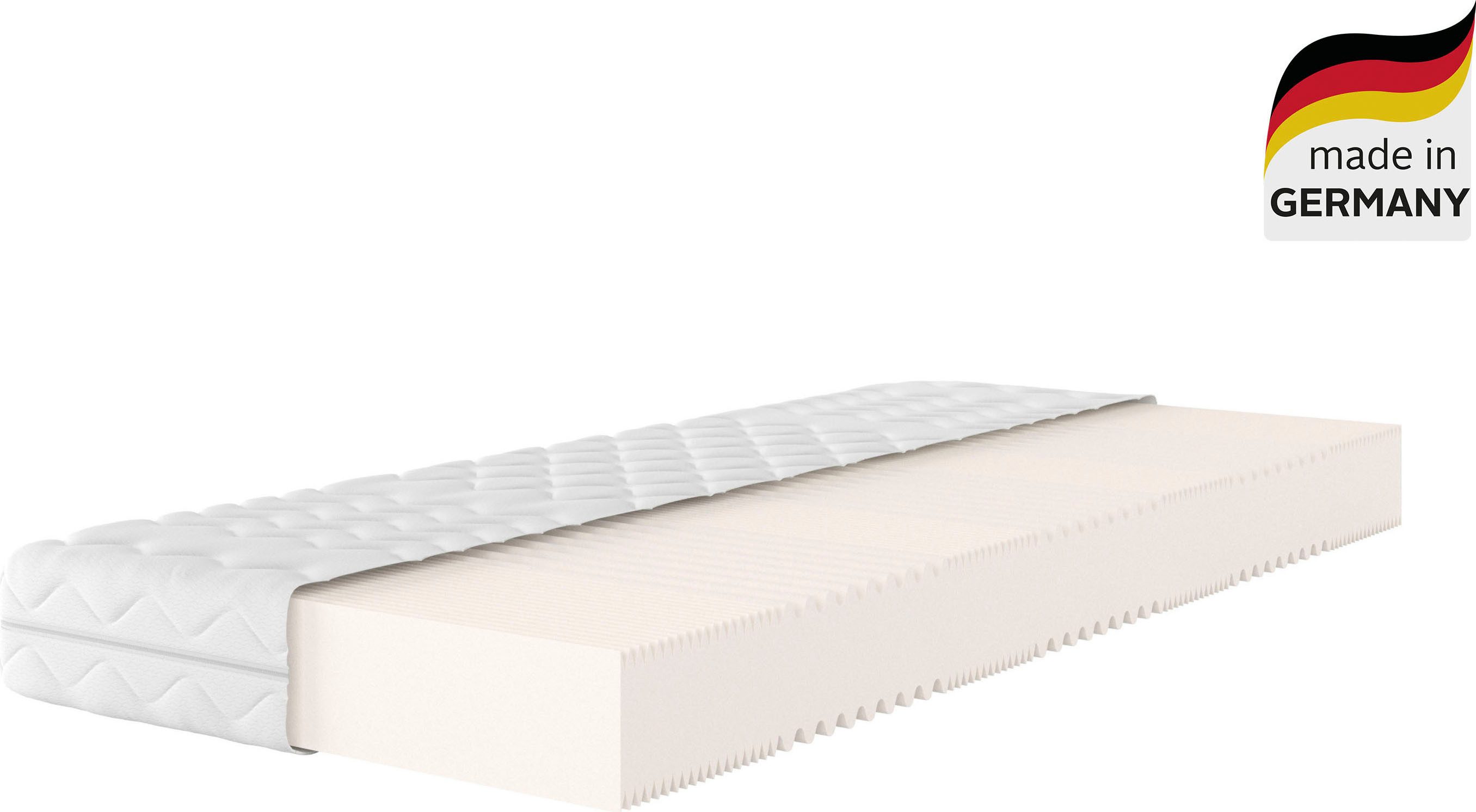 Komfortschaummatratze Luxus, Matratze in 2 Höhen: 17 oder 20 cm! Matratzen in H2/H3/H4
