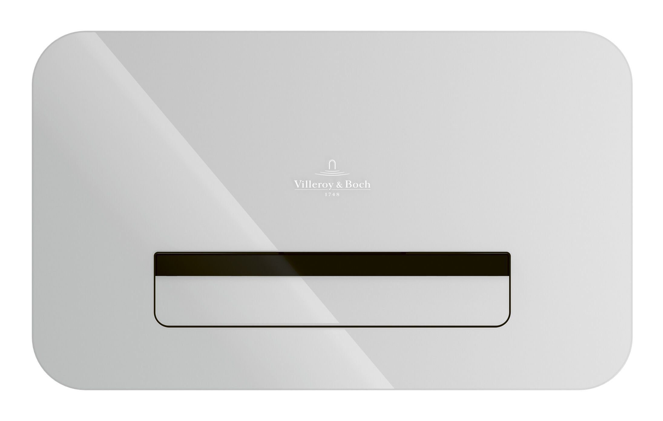 Villeroy & Boch Betätigungsplatte ViConnect Installationssysteme, WC 2-Mengen-Spülung 160 x 270 x 62 mm - Glass Glossy White