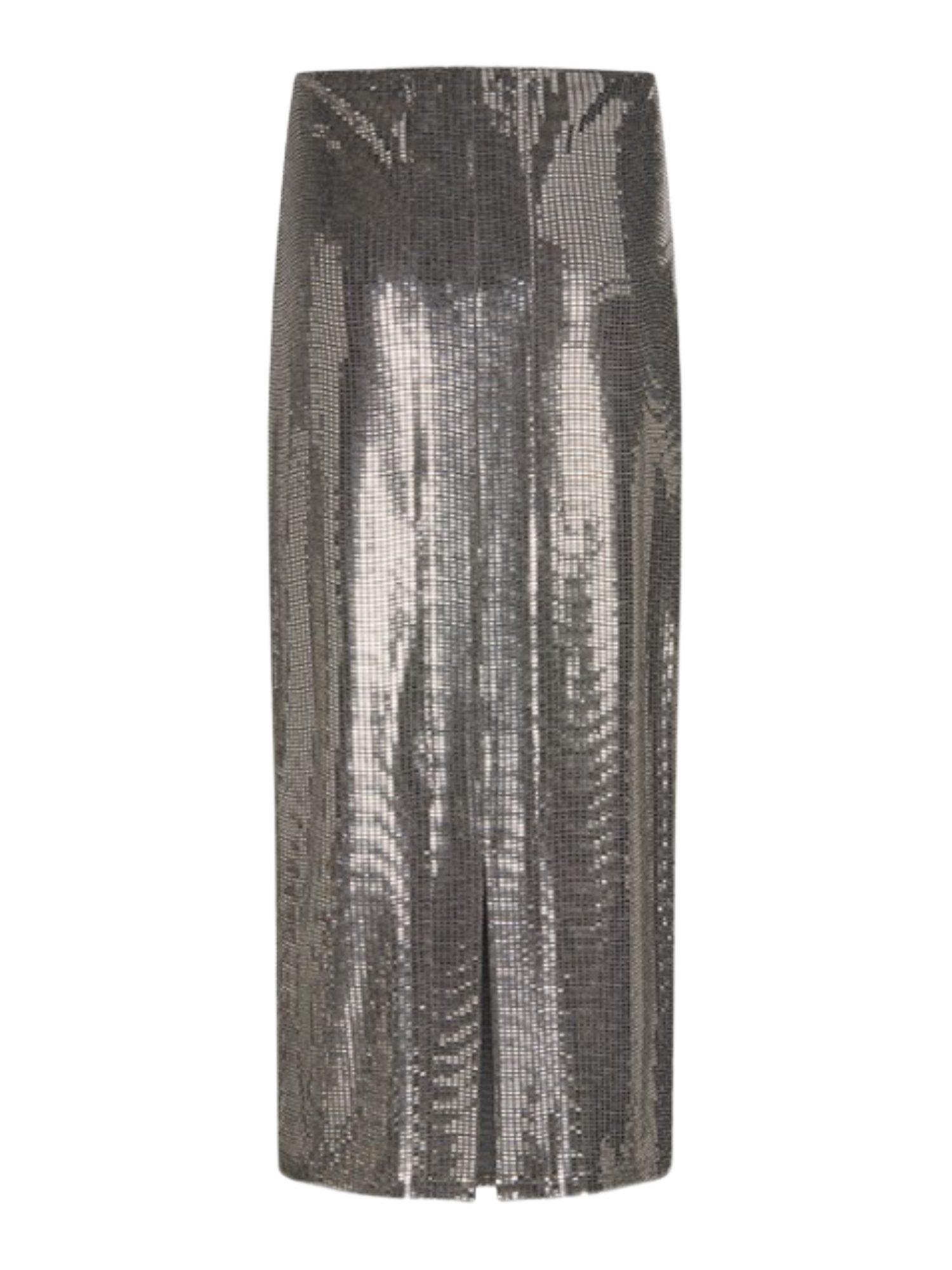 Riani Strickrock silberfarben,Festlich,Polyamid,Strukturiert,Slim Fit,Mittel