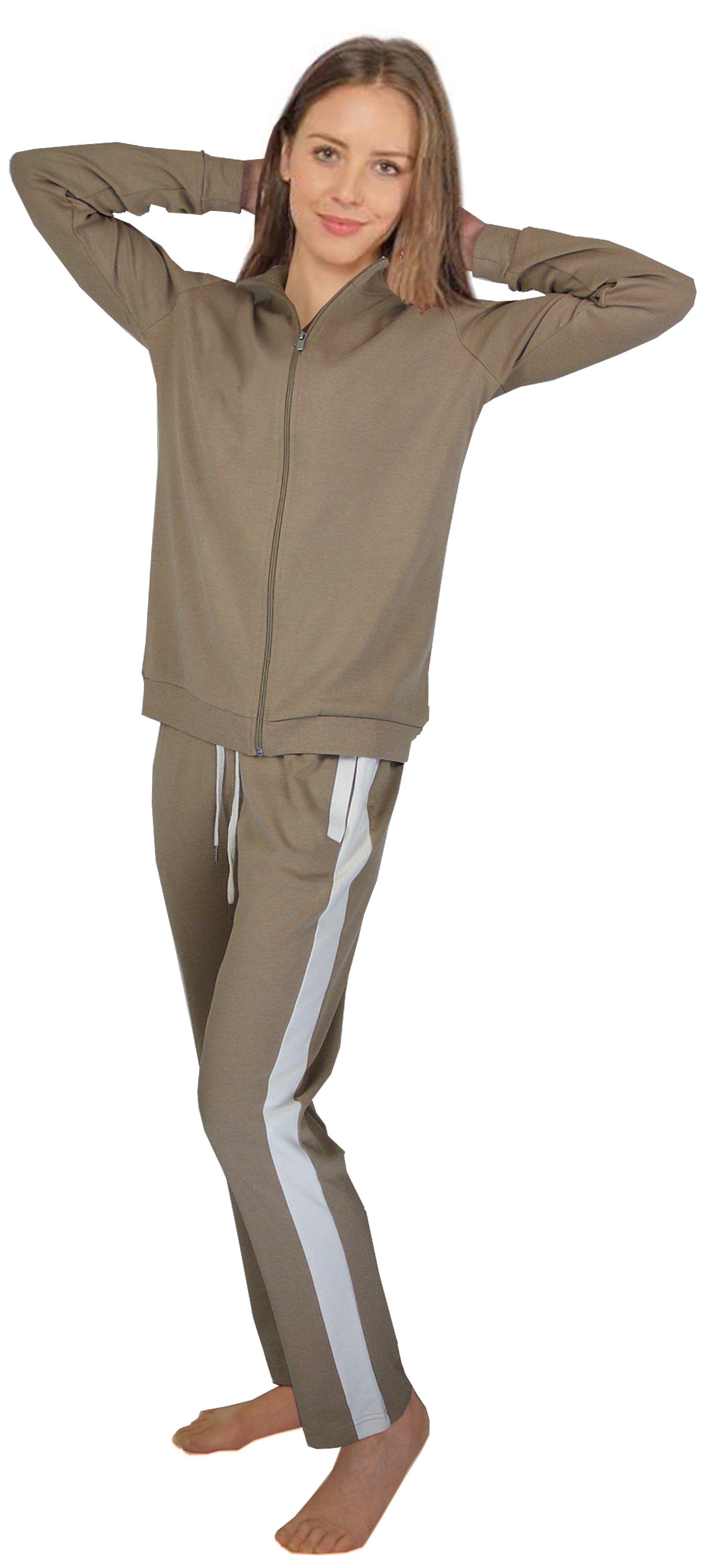 Consult-Tex Hausanzug Damen Hausanzug DW400 (Spar Set) mit Reißverschluß