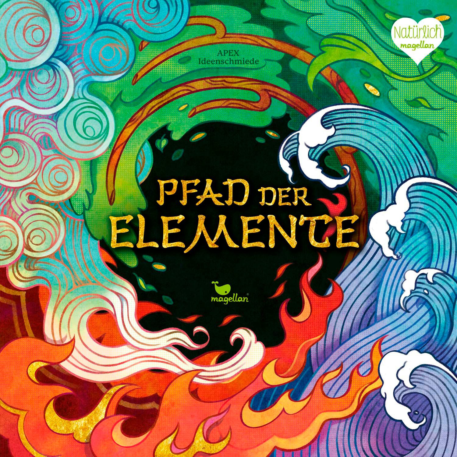 Magellan Spiel Pfad der Elemente, Brettspiel, Made in Germany