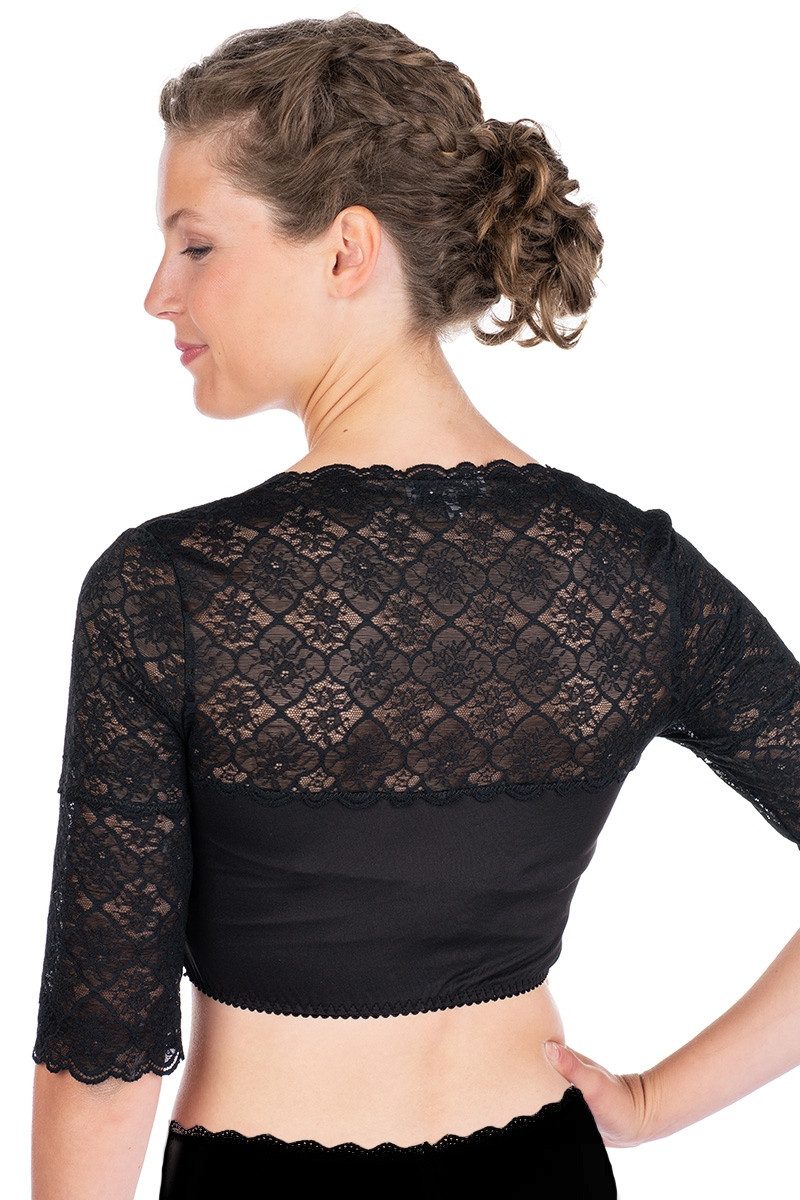 MarJo Dirndlbluse Dirndlbluse - WOLLBACH - schwarz, weiß günstig online kaufen