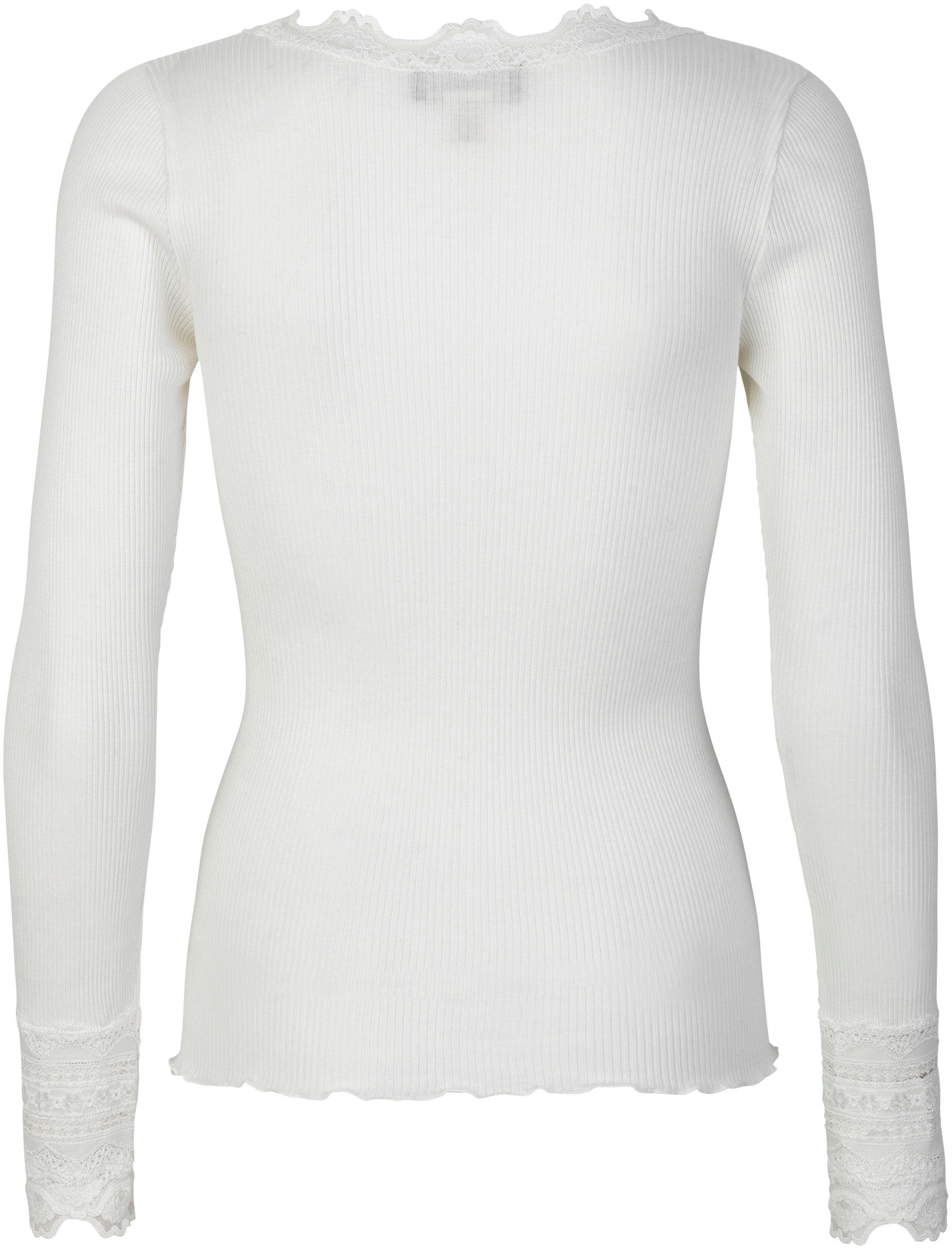 rosemunde Langarmshirt Benita Silk Blouse Vintage-Spitzenbesatz günstig online kaufen