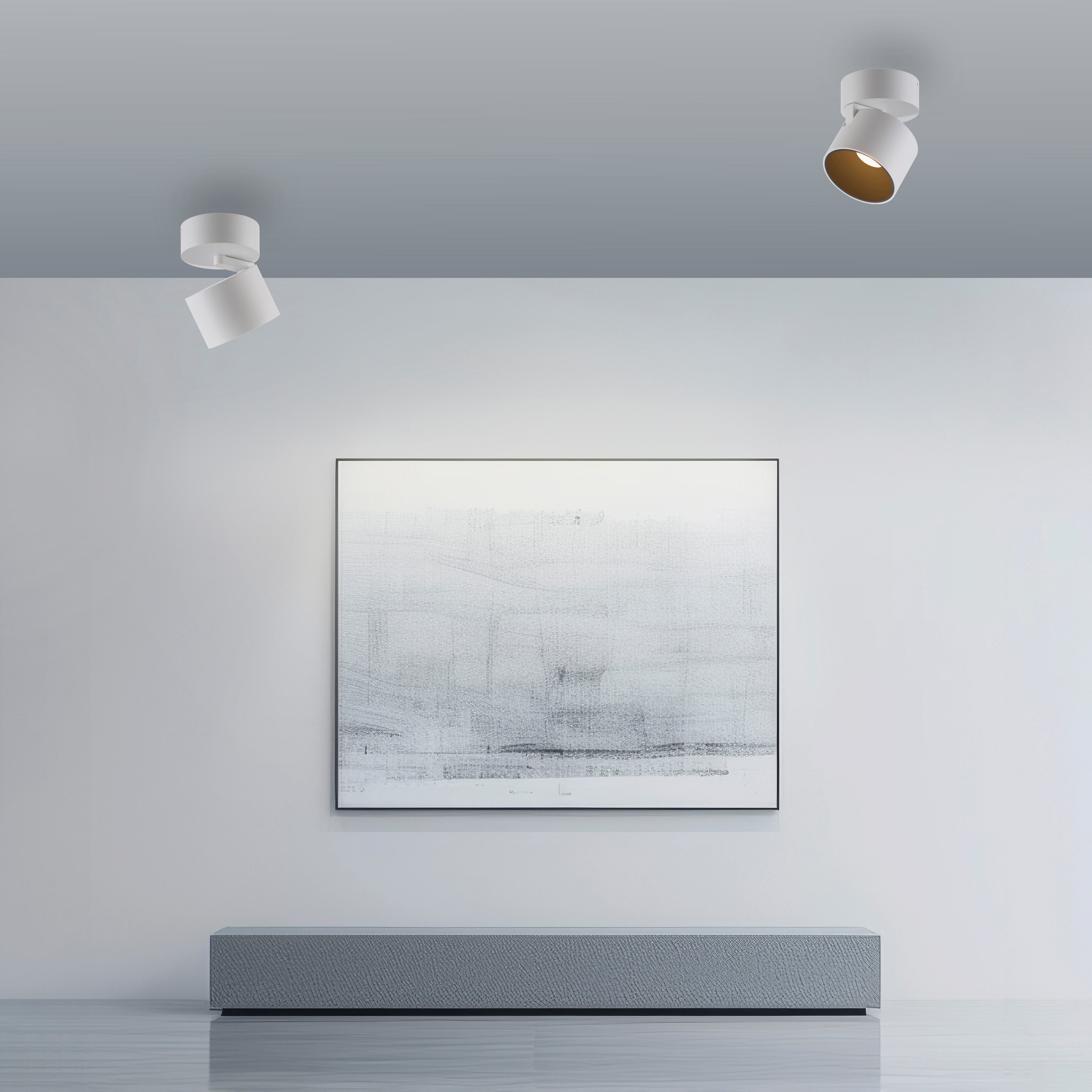 Neuhaus PURE LED Deckenleuchte PURE Cup, LED fest integriert, Warmweiß, Dimmfähig über separaten Tronicdimmer, dreh- & schwenkbar