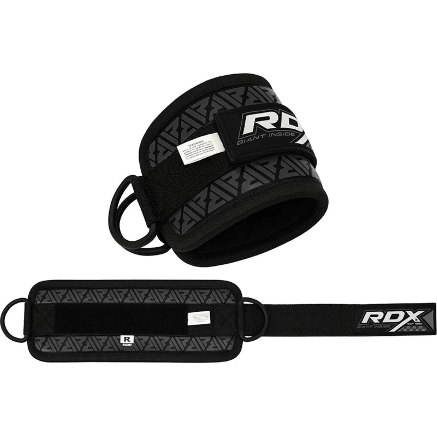 RDX Sprunggelenkorthese RDX Fußschlaufen Cable Pull gepolstert mit 2 D-Ring - Knöchelschlaufen