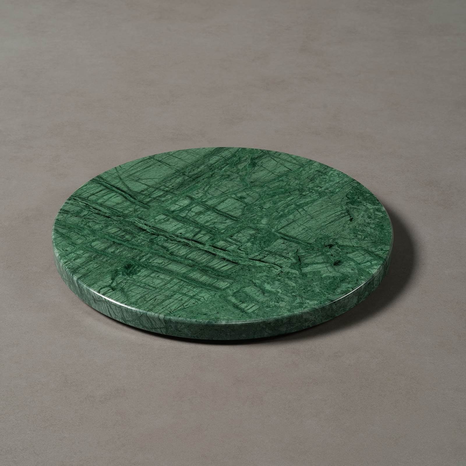 Servierplatte, Guatemala Ø30x2cm MAGNA Atelier MARMOR, mit rund, CHEFCHAOUEN Käseplatte Verde echter ECHTEM Dekotablett Mamor,