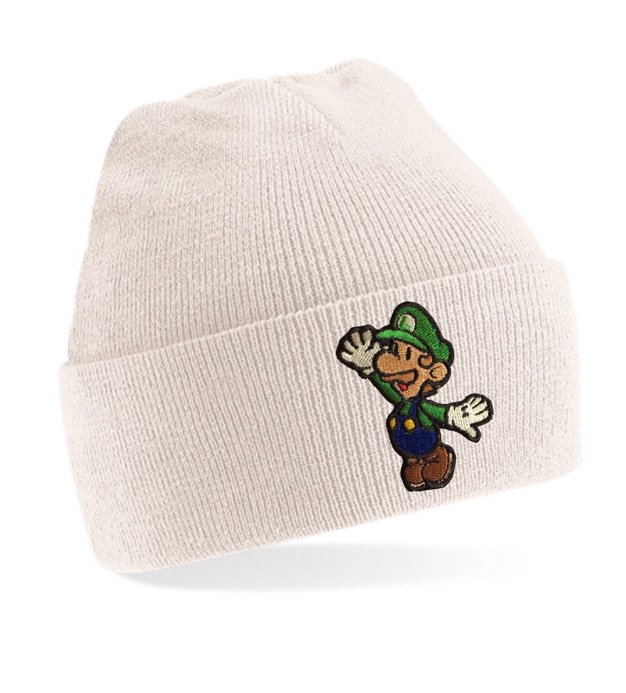 Beanie Luigi – Stylische Mütze für Mario-Fans, Grünes Design
