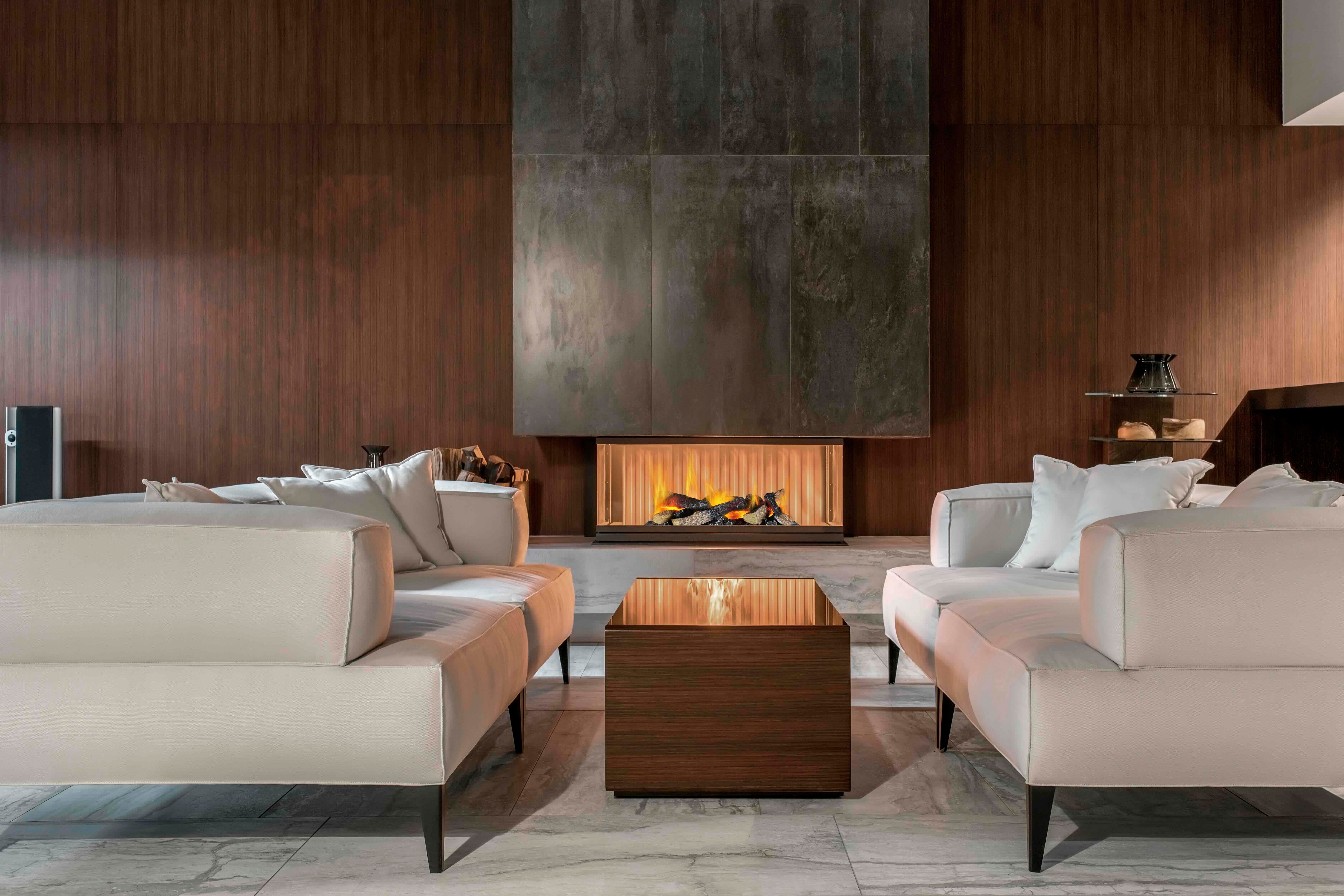 Glen Dimplex Dekokamin Cassette 400 mit Holzdekor 600 (1-St), Kamineinsatz inkl. Holzdekor, Optimyst® 3D Flamme mit Wassernebel