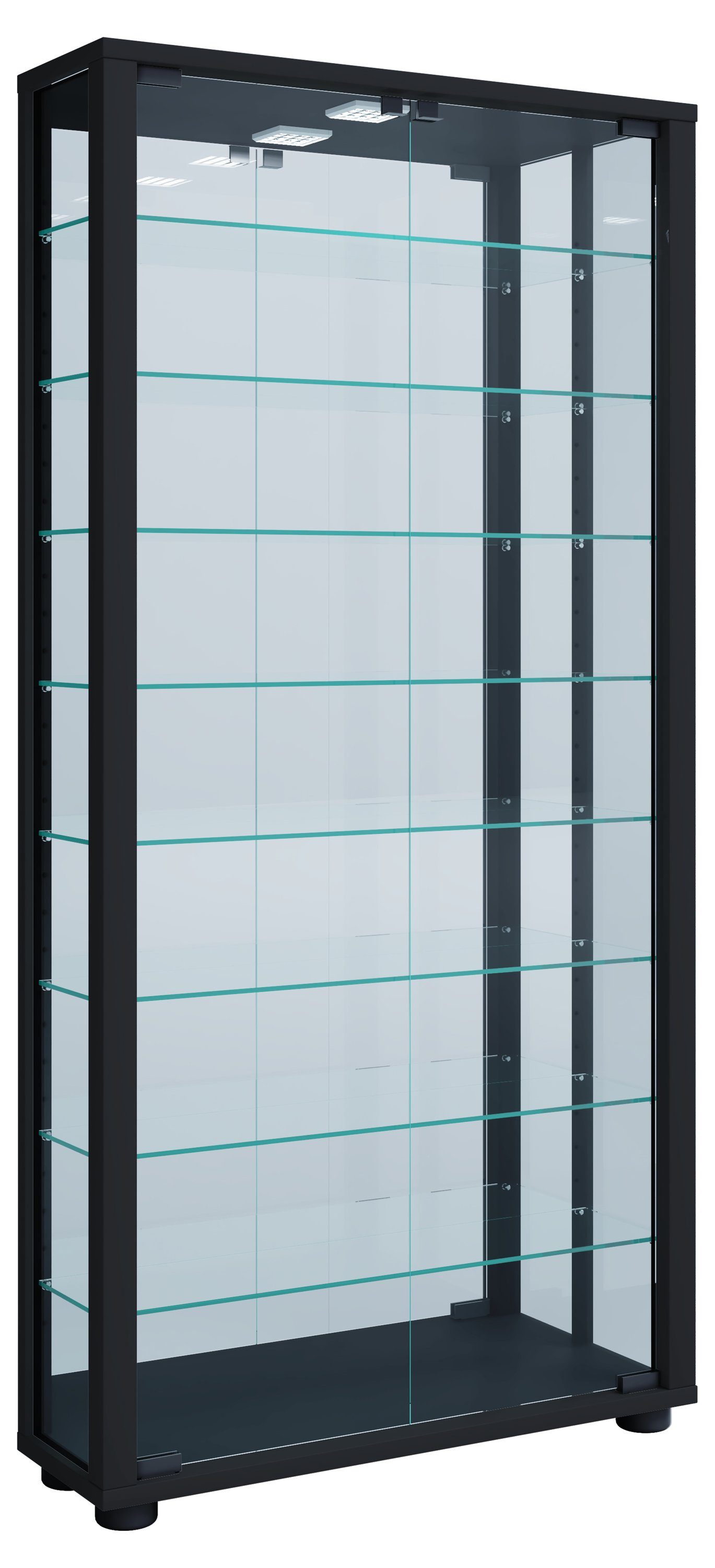 VCM Hängevitrine Wandvitrine Glasvitrine Vitrosa Maxi Spiegel günstig online kaufen
