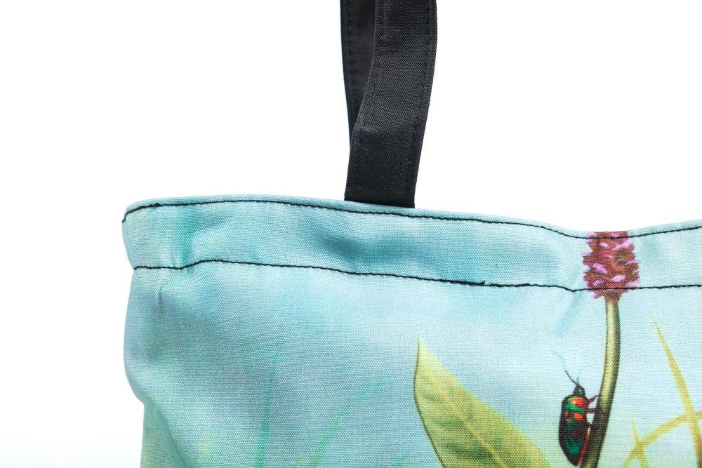 Luckyweather not just any other day Shopper Einkaufstasche / Shopping Bag Motiv FROG FAMILIY (1-tlg., 1 Stück Shopping Bag), Schultertasche beidseitig bedruckt mit Motiv bedruckt