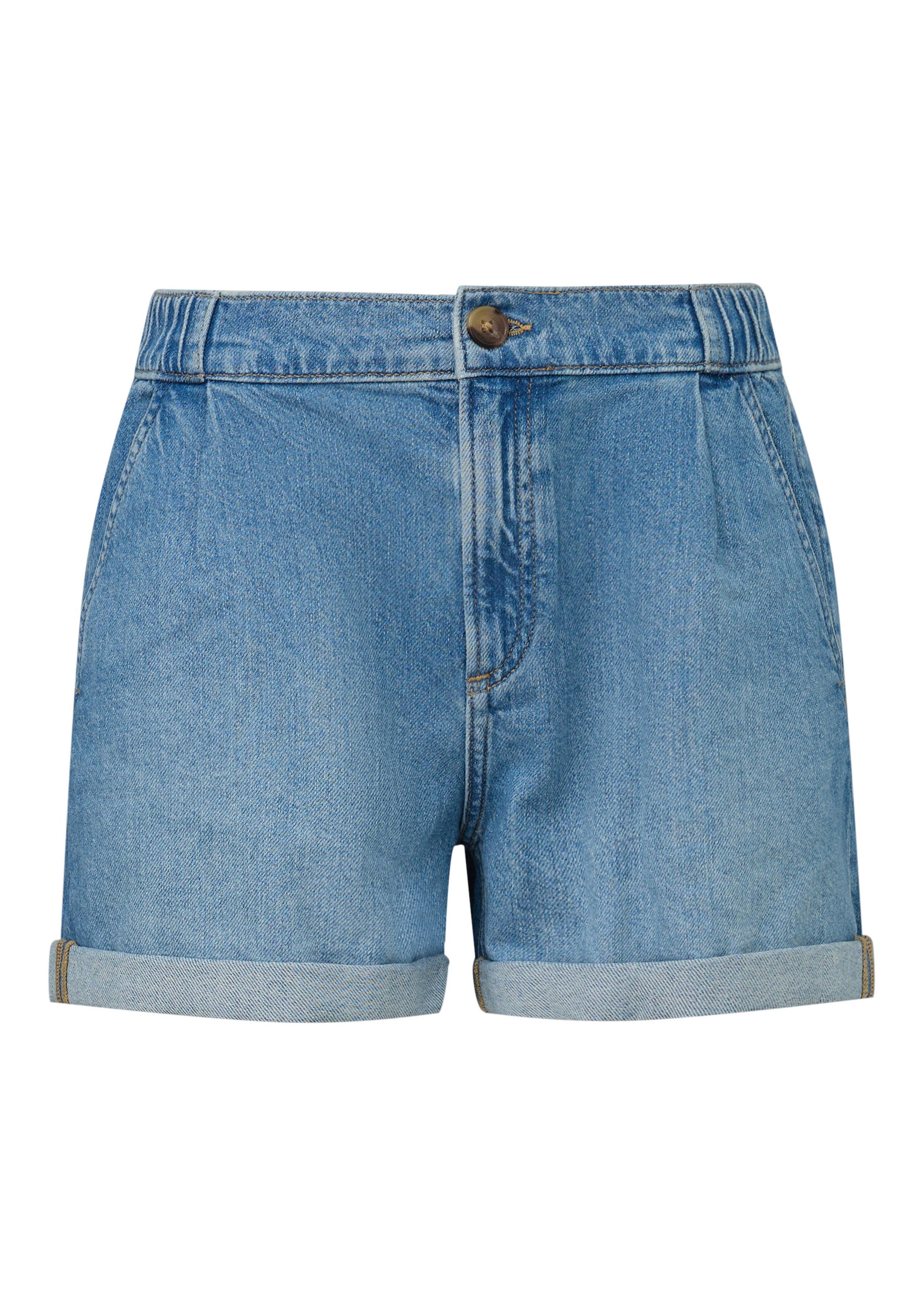 QS Jeansshorts Jeans-Hose Jeans-Shorts Abby / Relaxed Fit / Mid Rise