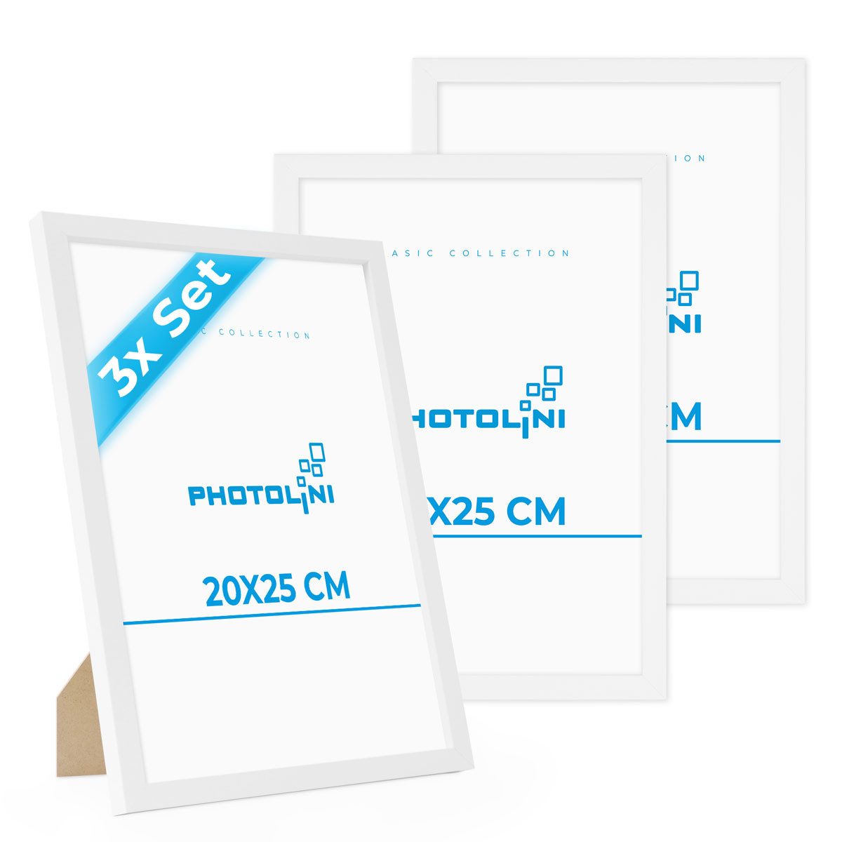 PHOTOLINI Bilderrahmen 3er Set, stabiles MDF-Holz, mit Acrylglas, extra Zub günstig online kaufen