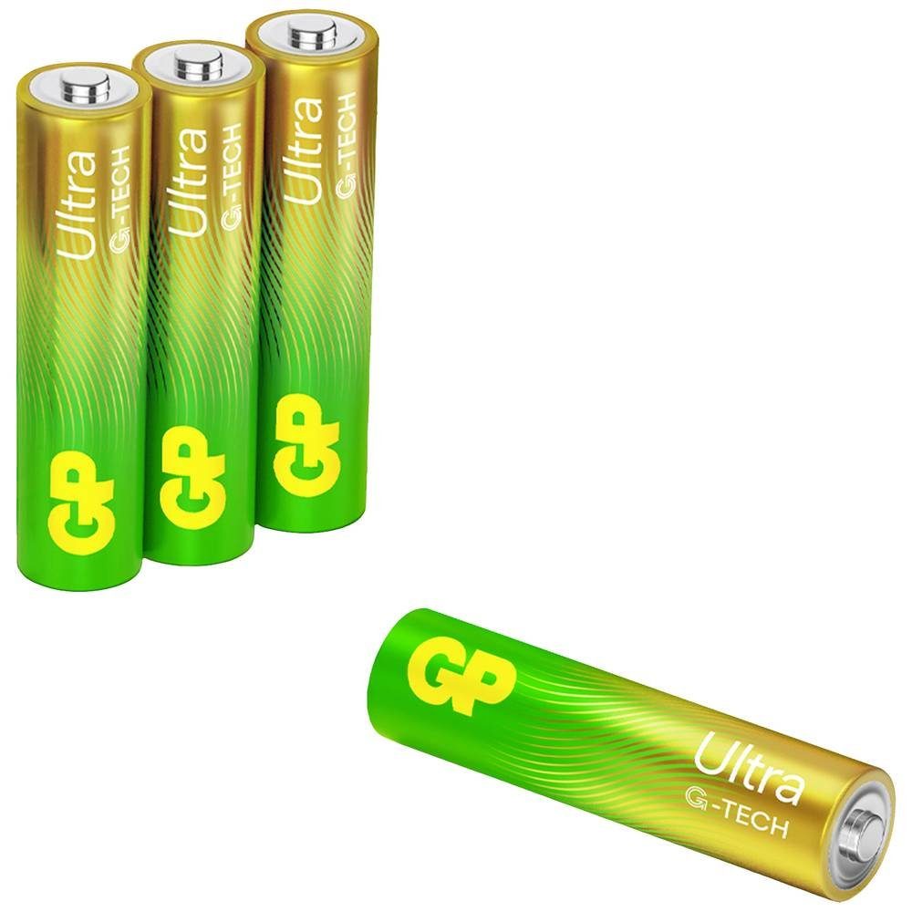 GP Batteries GP Ultra Alkaline Batterien AAA Micro, Longlife, Akku
