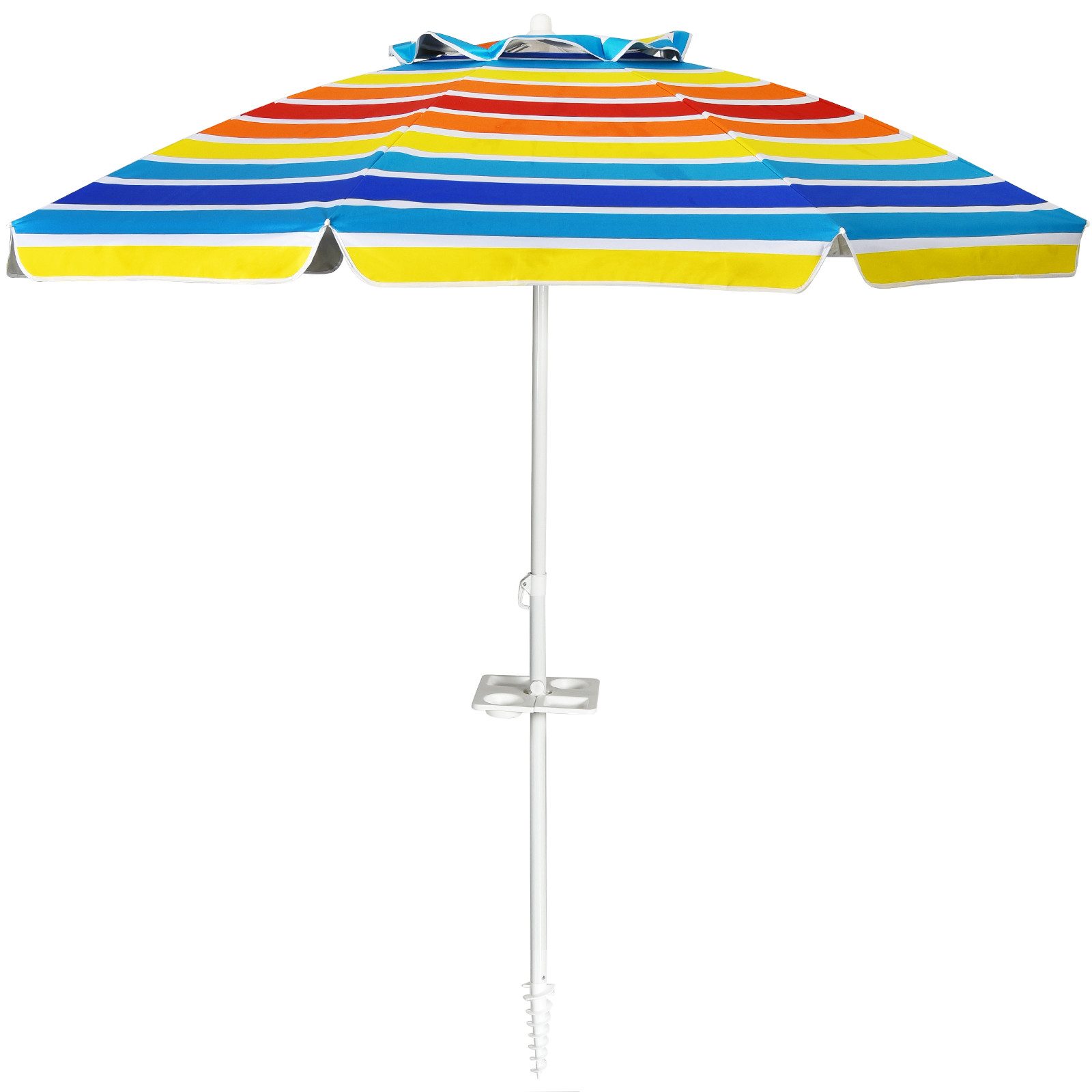 KOMFOTTEU Sonnenschirm Terrassenschirm, Ø 220 cm,Sonnenschutz günstig online kaufen