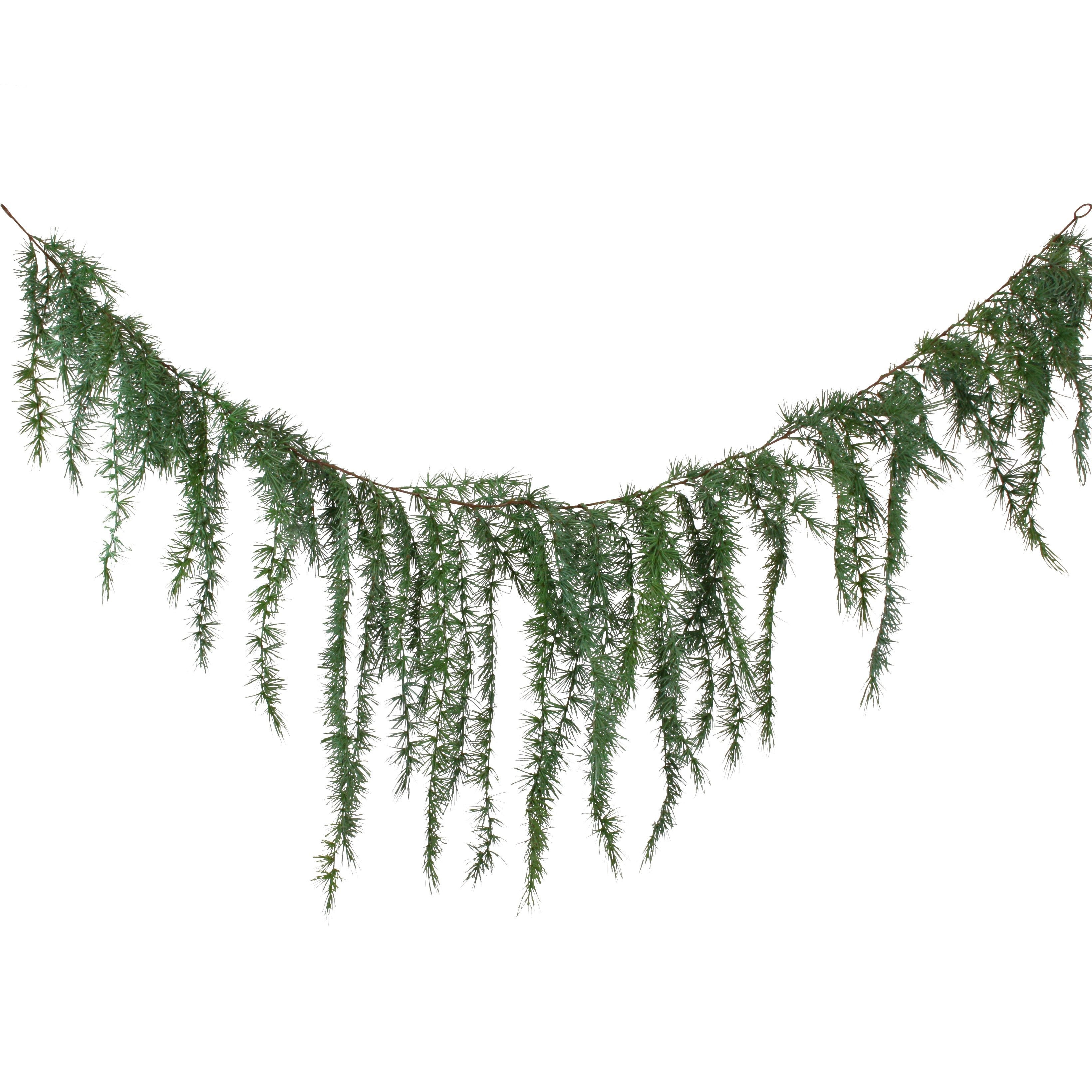 Kunstgirlande Künstliche CEDERNGIRLANDE 190cm. Zeder, Zederngirlande. GRÜN. günstig online kaufen