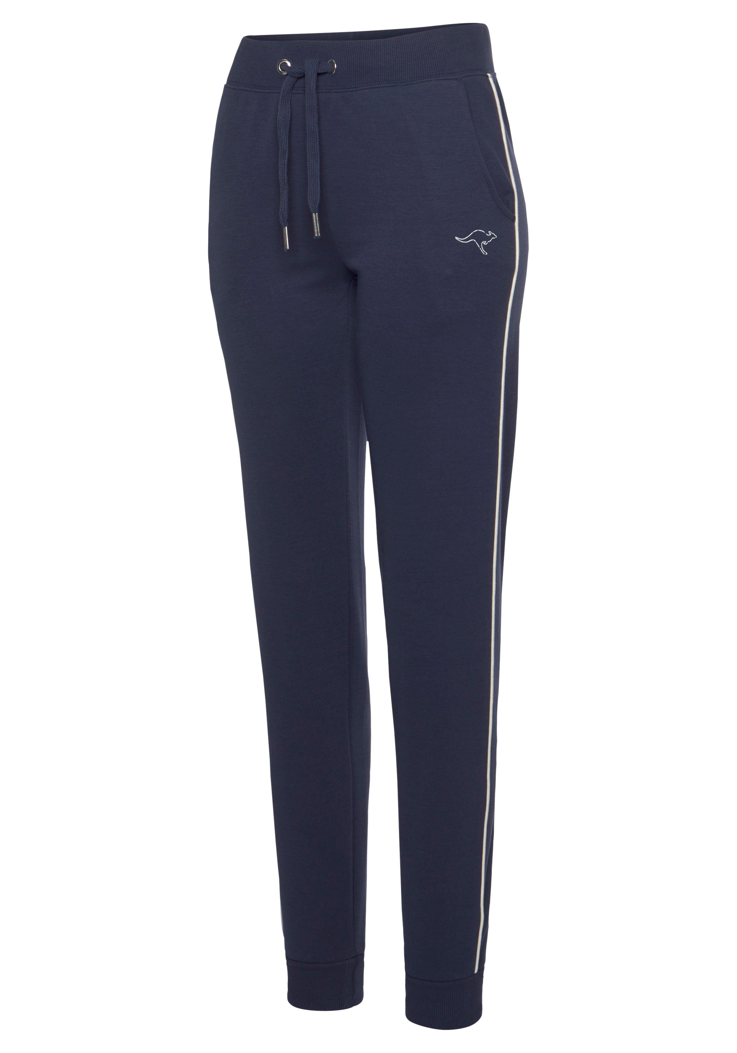KangaROOS Relaxhose mit kontrastfarbenem Piping, Loungewear