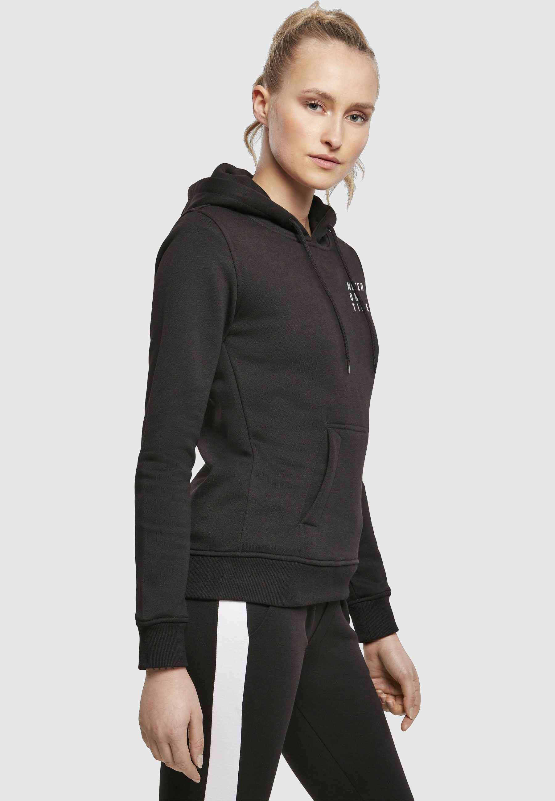 MisterTee Kapuzensweatshirt MisterTee Damen Ladies Never On Time Hoody