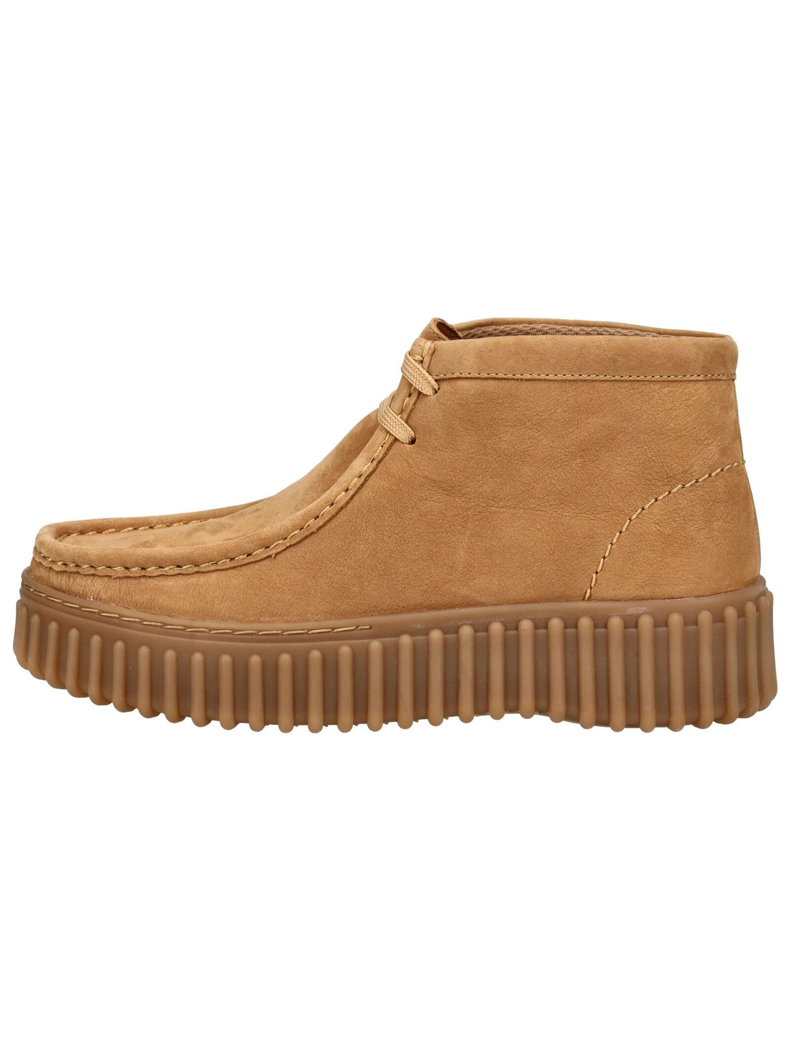 Clarks Stiefelette Nubukleder Plateaustiefelette günstig online kaufen