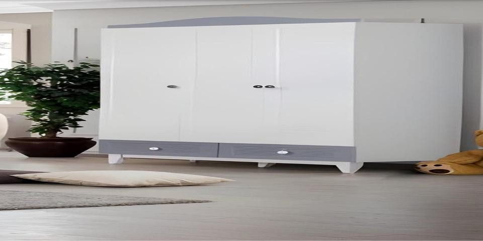 Xlmoebel Kleiderschrank Buntes Kinderzimmermöbel-Set mit geräumigem Schrank und Kommode (2-St., 2tlg.Kinderzimmer Set(Kleiderschrank+Kommode) Hergestellt in Europa