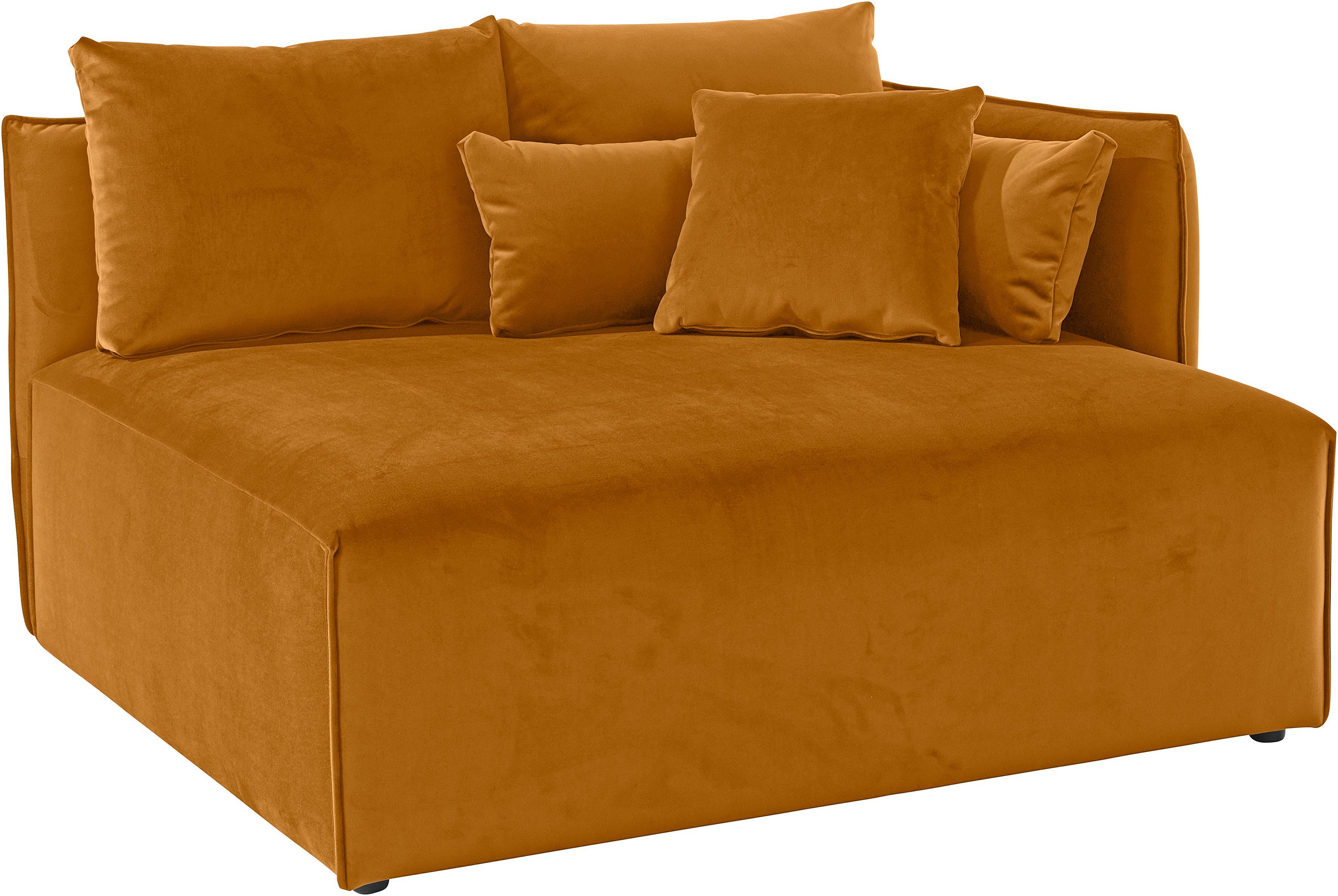 OTTO home Ottomane Nöre, kurzes Lounge-Modul - zum Zusammenstellen, Breite 138 cm, Tiefe 128 cm
