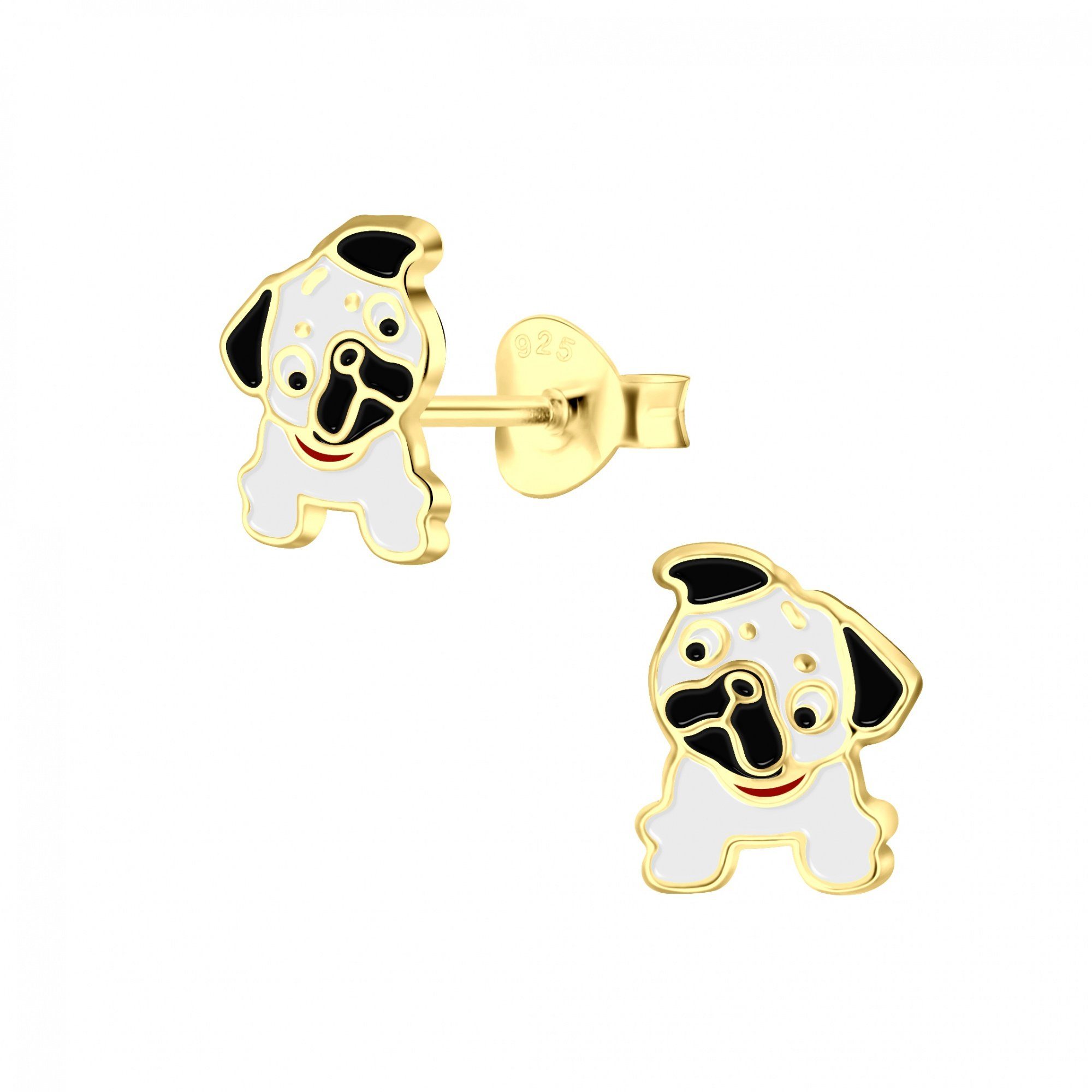 ALEXANDER YORK Paar Ohrstecker HUND in Gold, 2-tlg. (Ohrstecker) günstig online kaufen