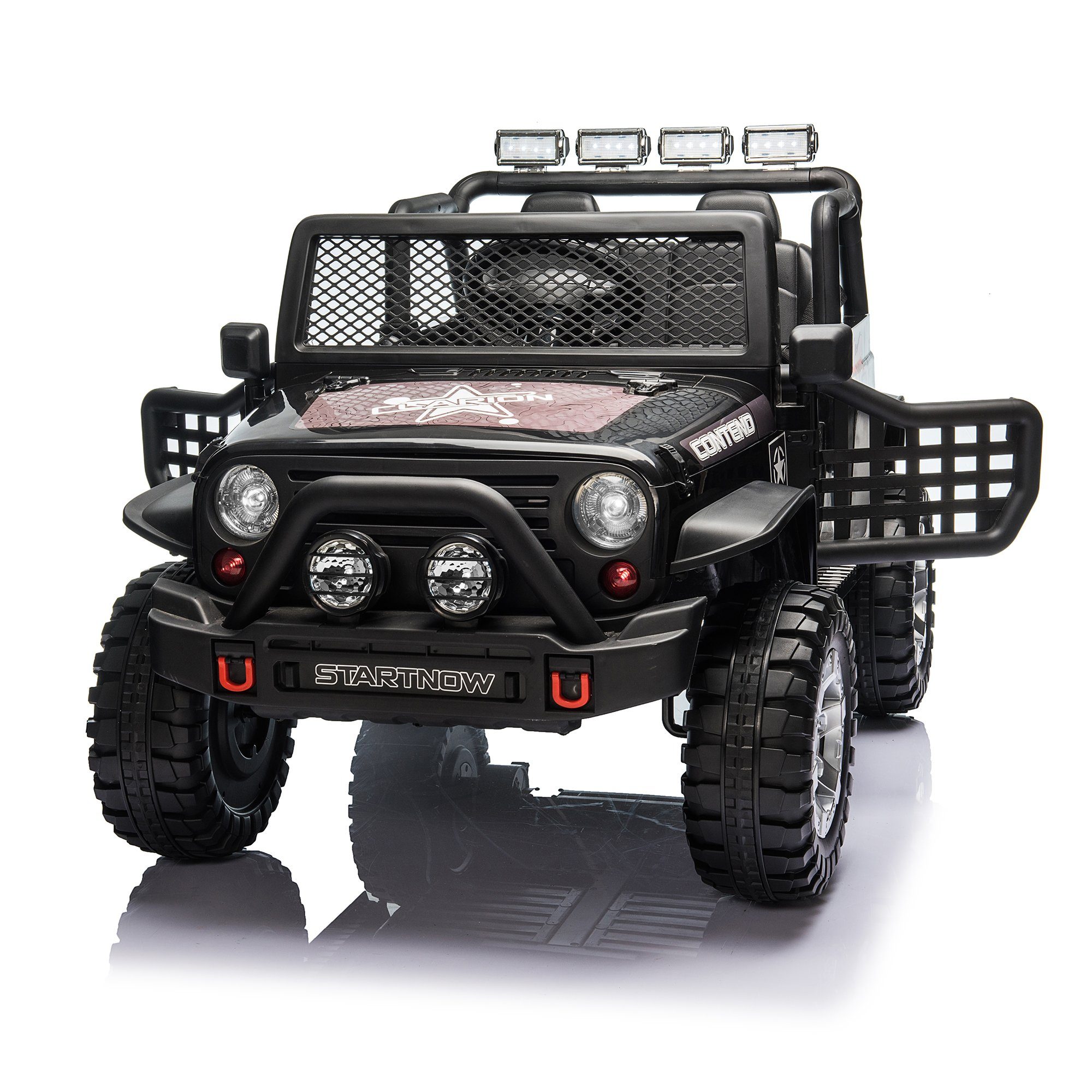 Elektro-Kinderauto, Belastbarkeit 50,00 kg, Kinder Elektroauto mit USB, AUX und Bluetooth inkl. Ferndienung, 2x45W
