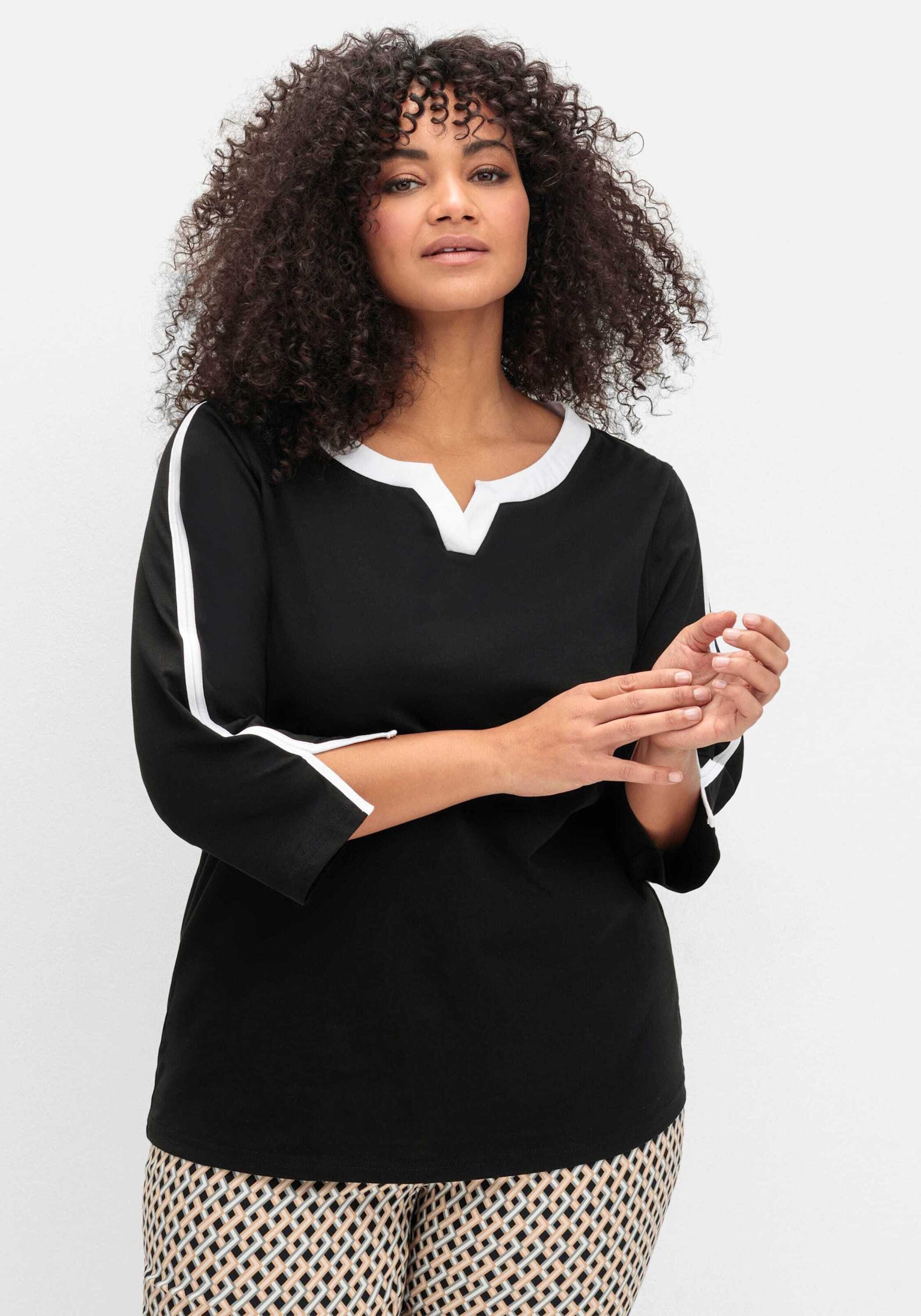 Sieh an! T-Shirt 3/4-Arm-Shirt 3/4-Arm günstig online kaufen