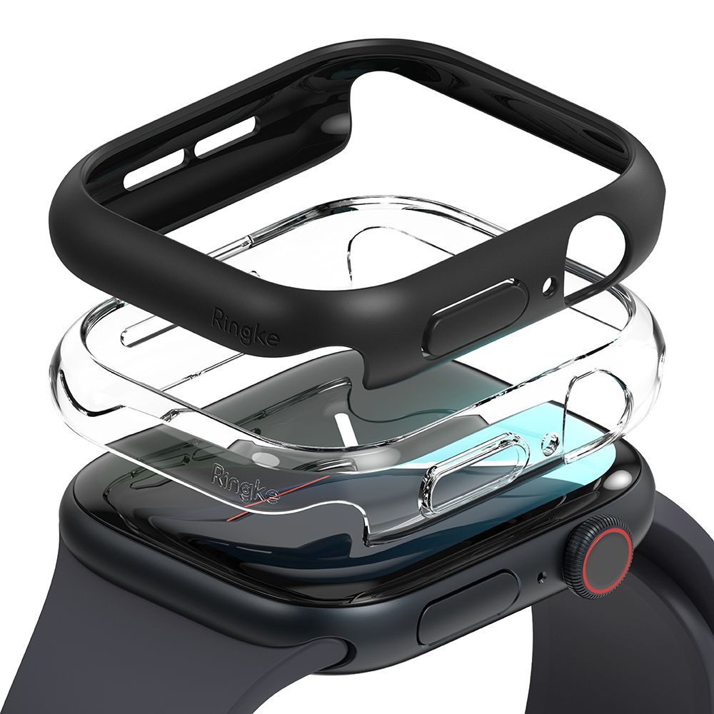 Ringke Smartwatch-Hülle Schutzrahmen Displayschutz Uhrenschutz 46 mm, 2er-Pack, schlank, kratzfest, Polycarbonat